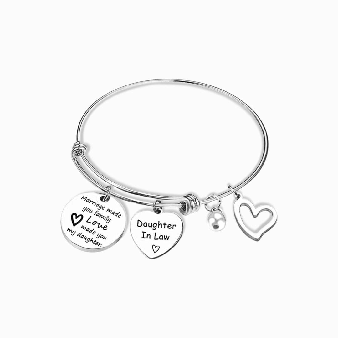 À Ma Belle-Fille | Cadeau Sincère | Bracelet Jonc