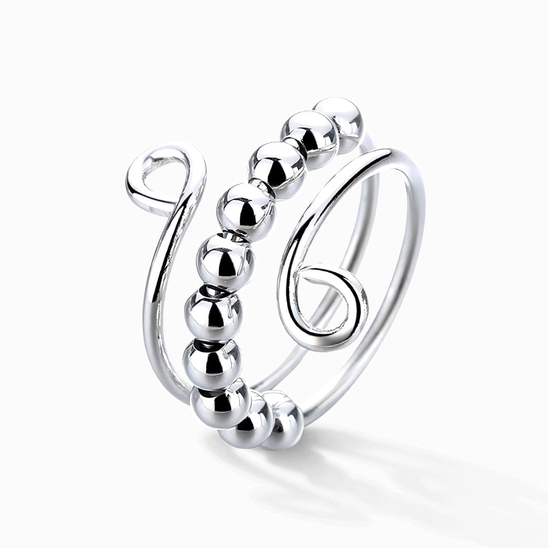 À ma magnifique fille | Chassez votre anxiété | Bague anti-stress S925
