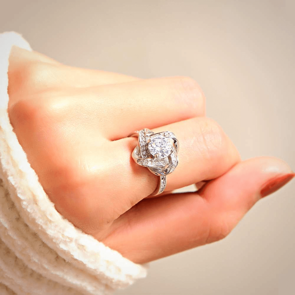 Daughter | I Held You First | Love Knot Ring-Awareness Avenue-gift: All,gift: Daughter,ring: All,ring: Daughter