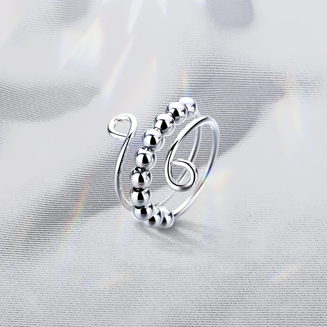 À ma magnifique fille | Chassez votre anxiété | Bague anti-stress S925
