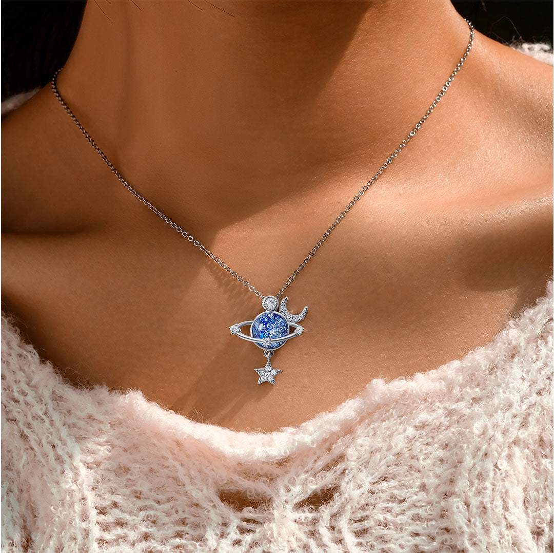 Fille & Petite-fille | Étoile Spéciale | Collier Argent 925