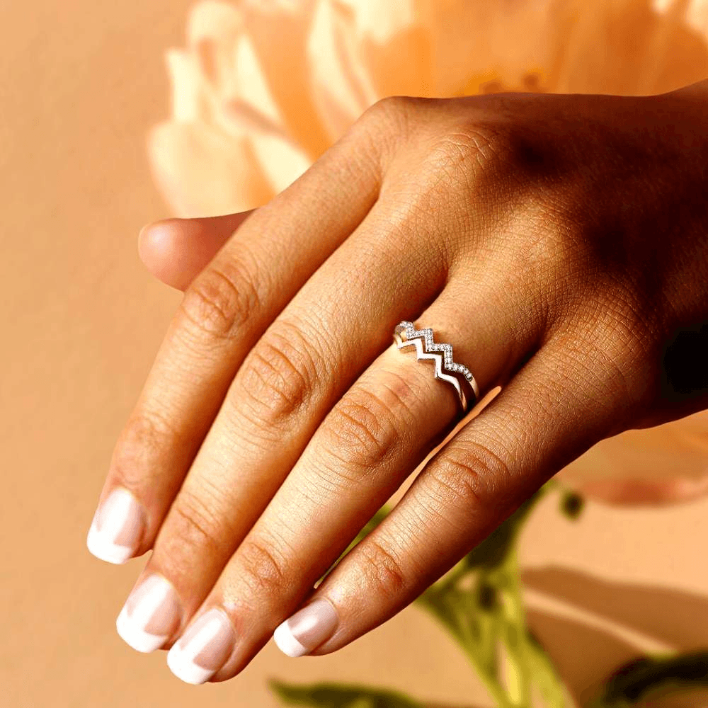 To My Daughter | Highs & Lows Ring-Awareness Avenue-gift: All,gift: Daughter,ring: All,ring: Daughter