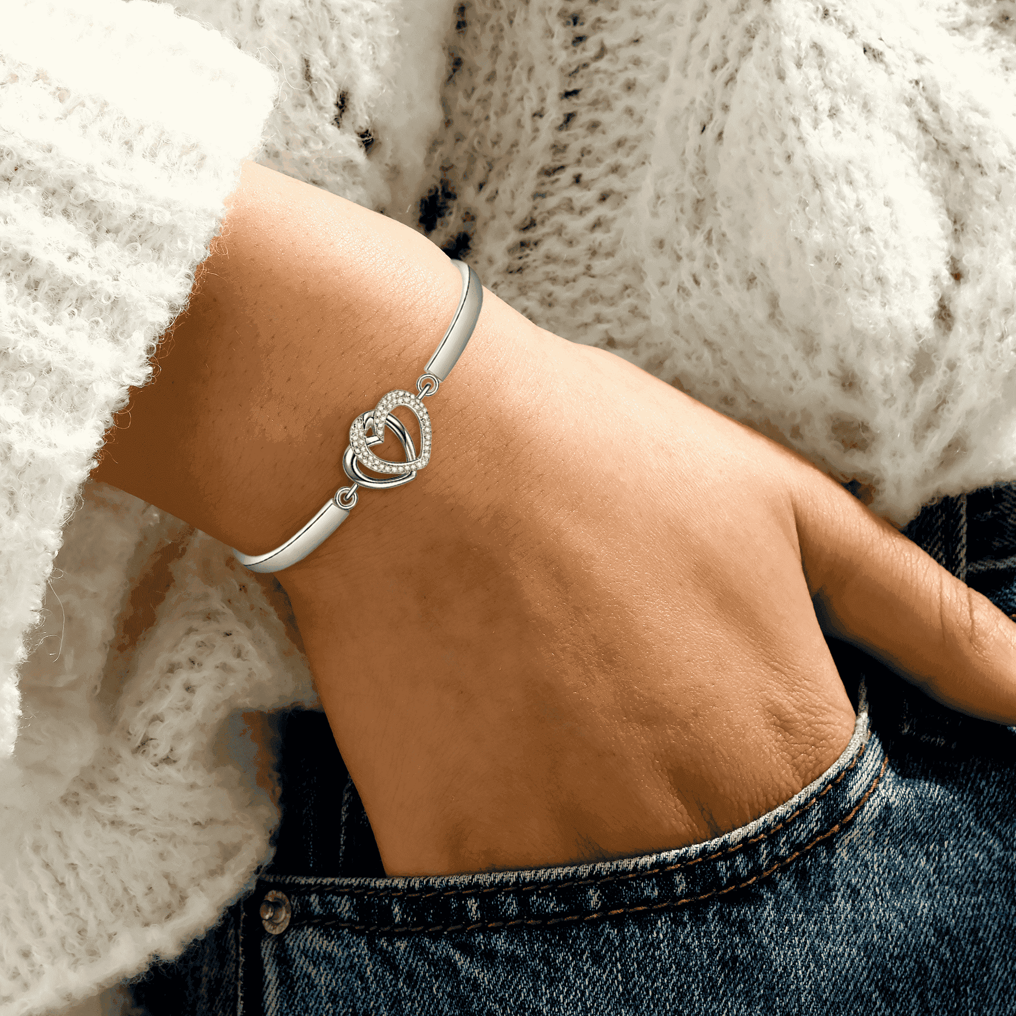 To My Granddaughter | Always Keep Me In Your Heart | 925s Bracelet