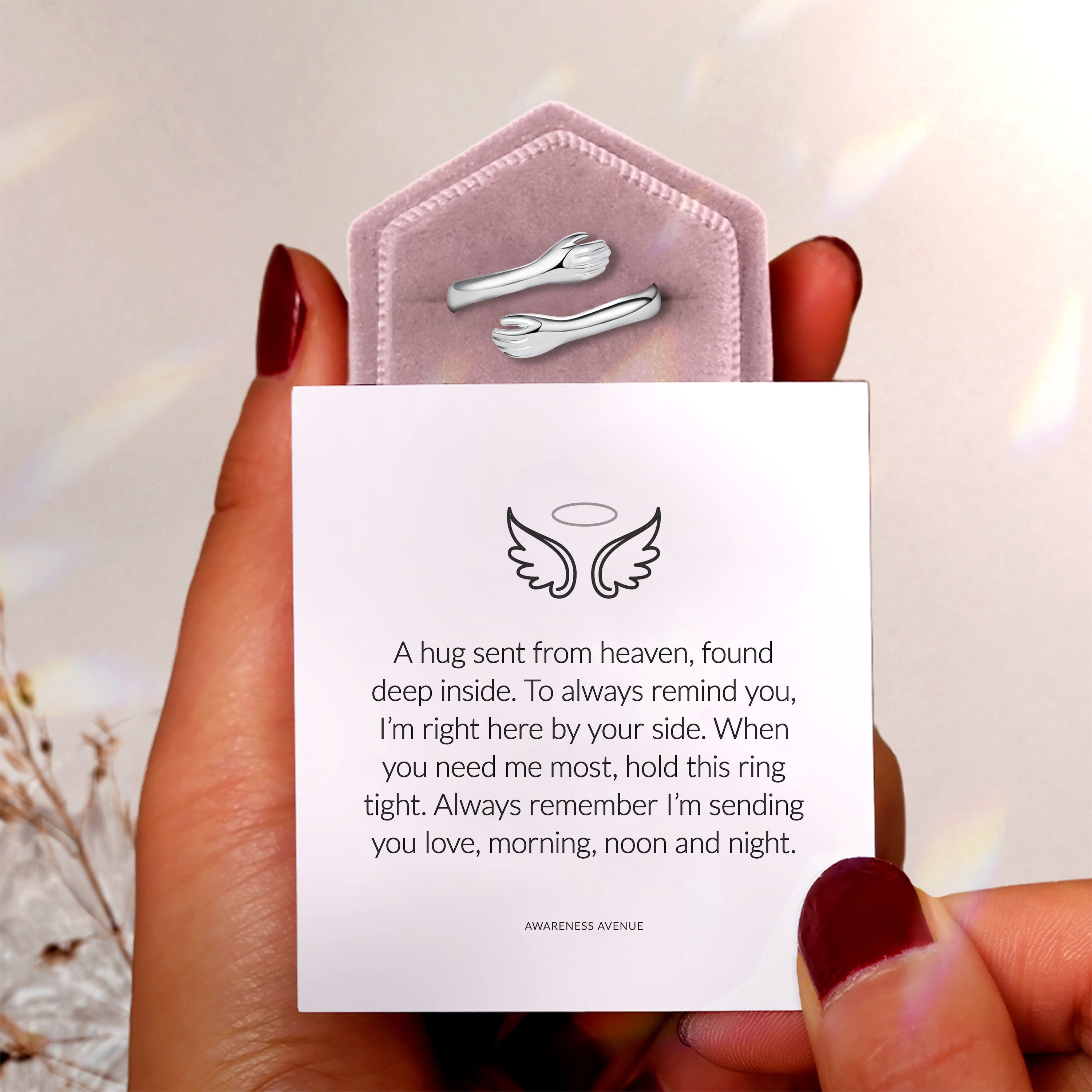 The Hug From Heaven | Custom S925 Ring