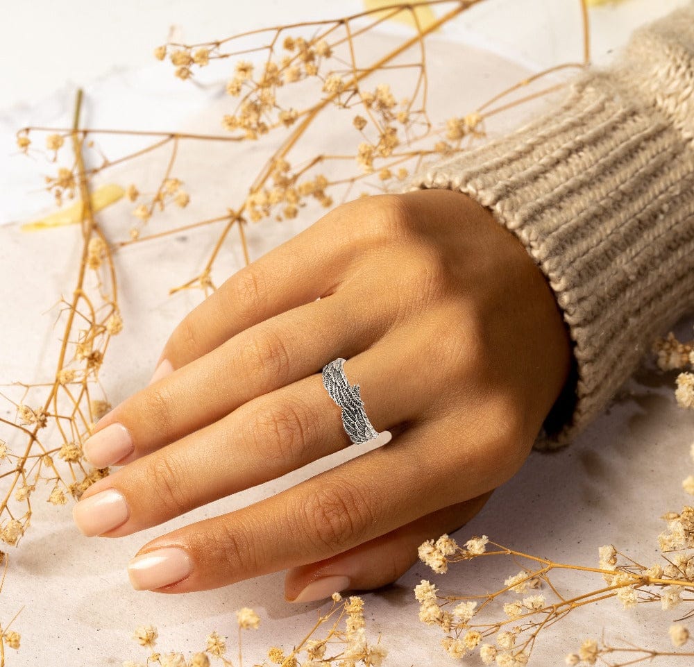 A Symbol of Love and Protection | Guardian Angel Wing Ring