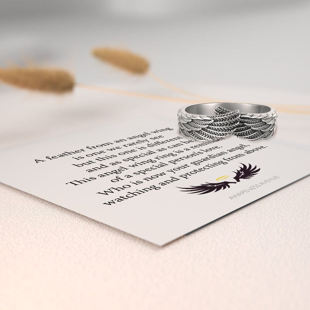 A Symbol of Love and Protection | Guardian Angel Wing Ring