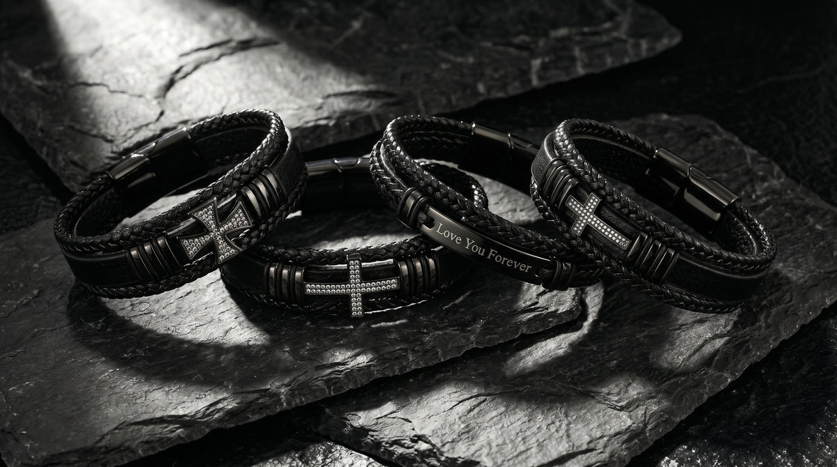 personalized grandson bracelets editorial image