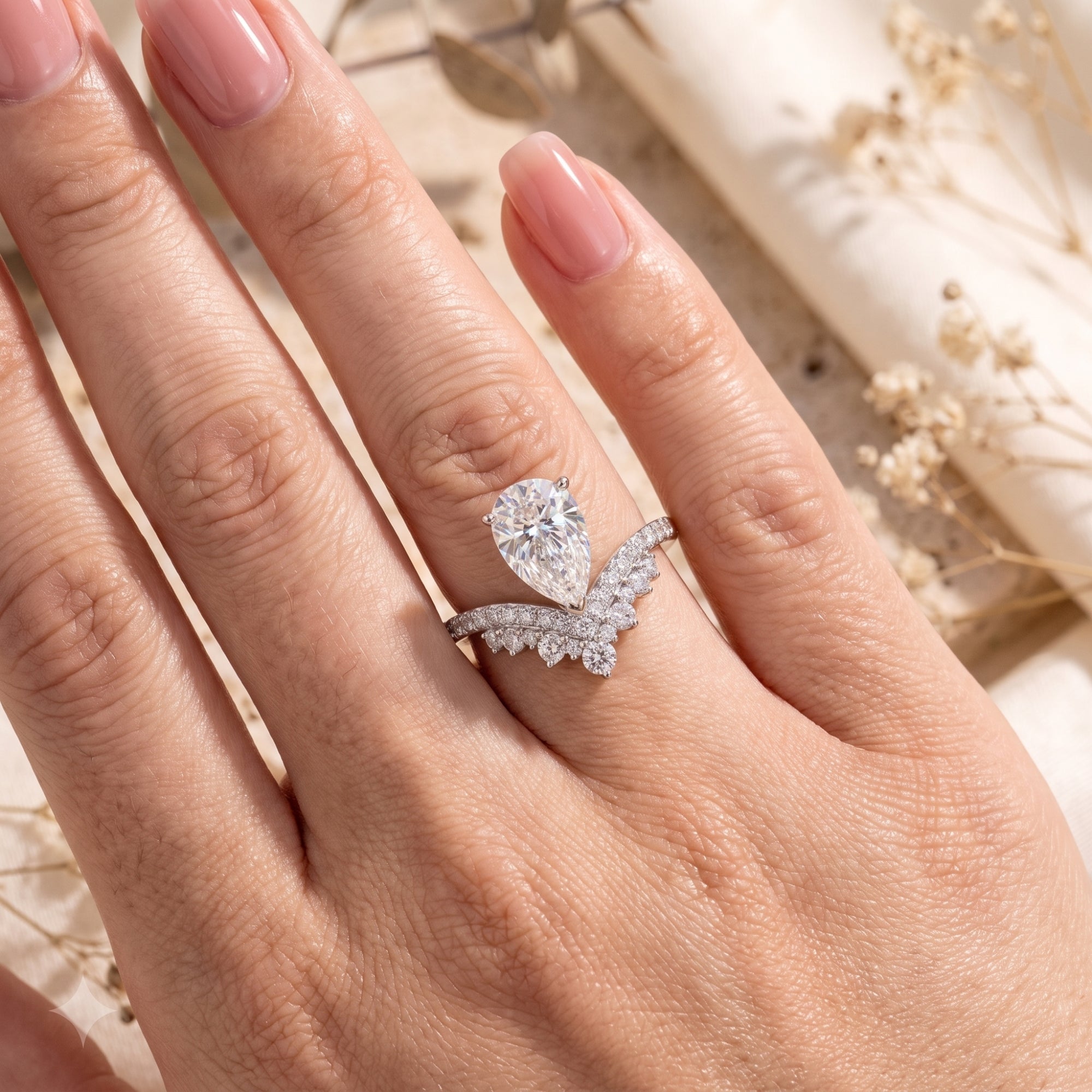 La bague Catherine Wishbone