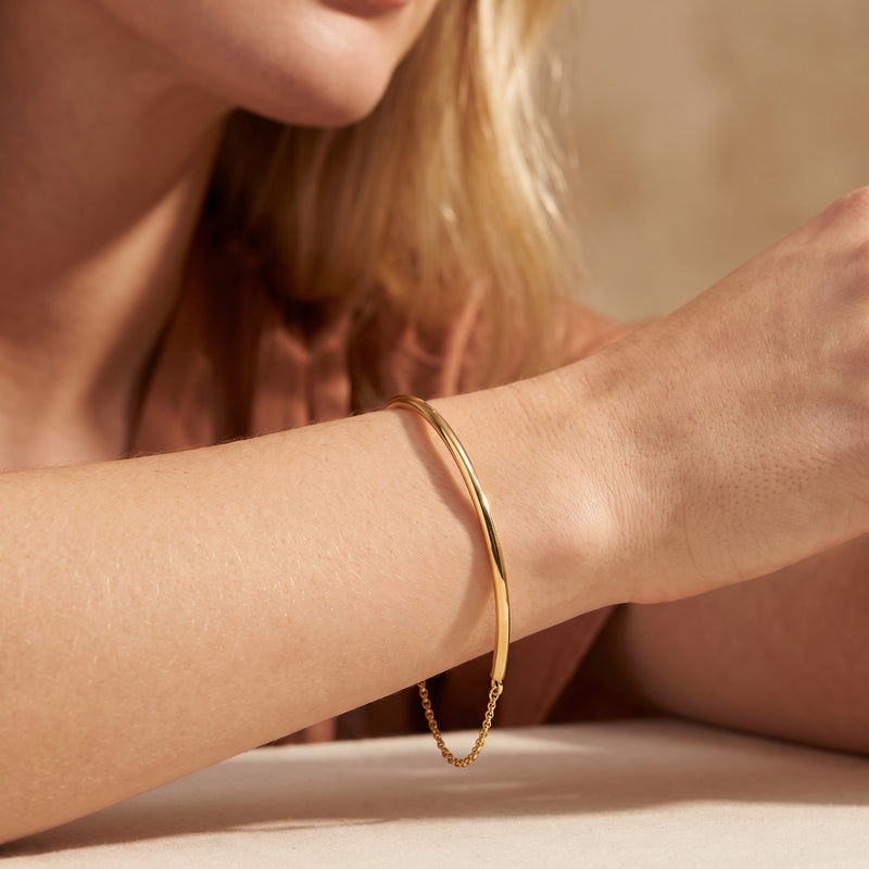 De strakke armband met schakelketting