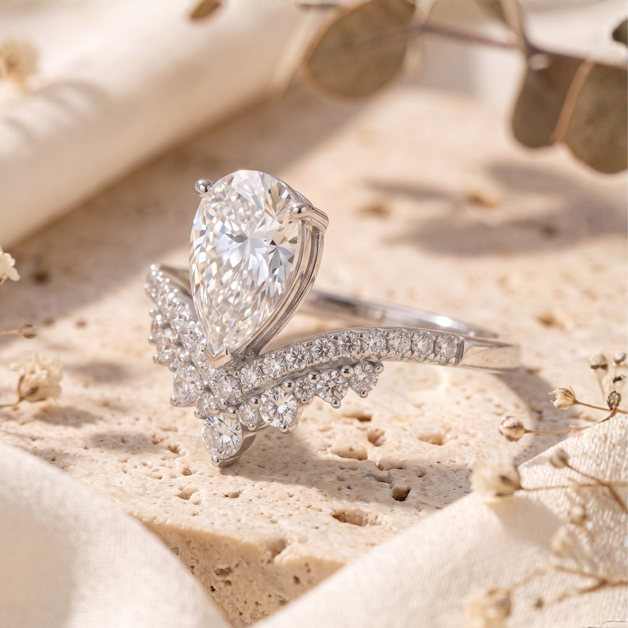 La bague Catherine Wishbone