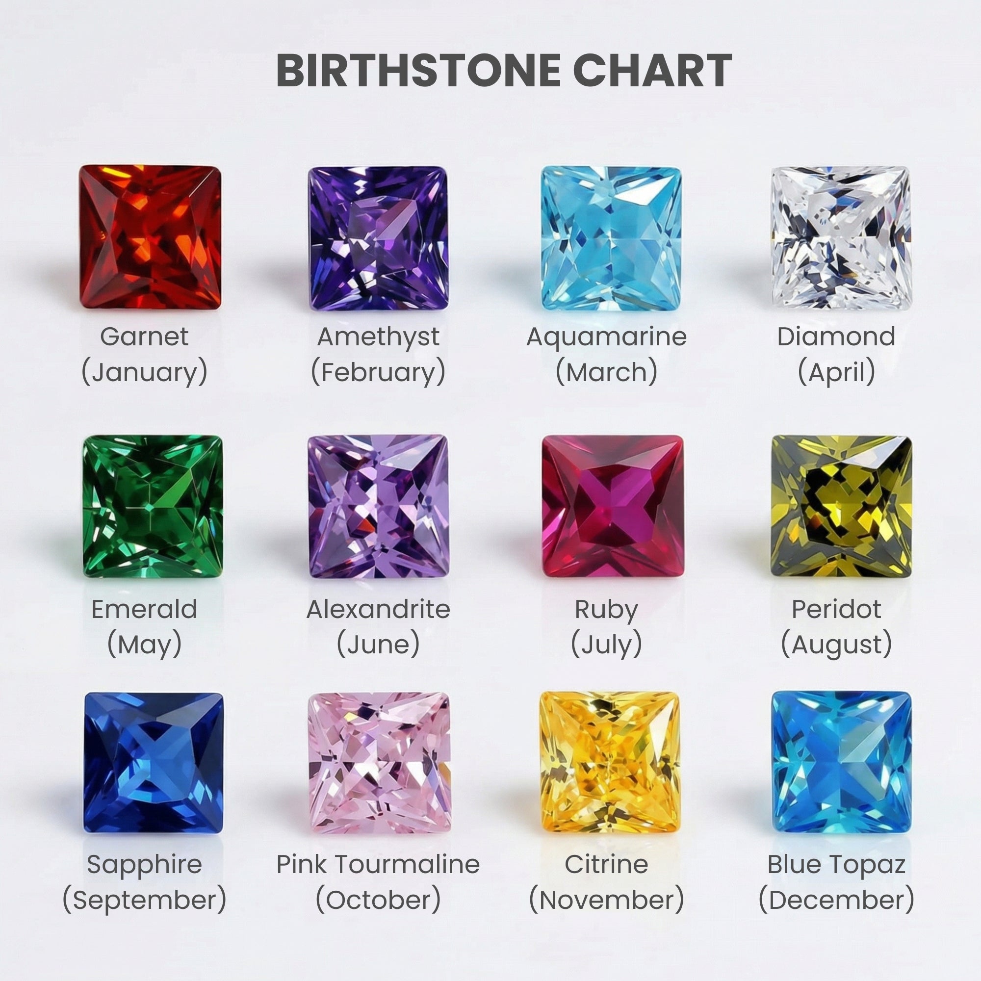The Faithful Connection Birthstone Cross Bracelet