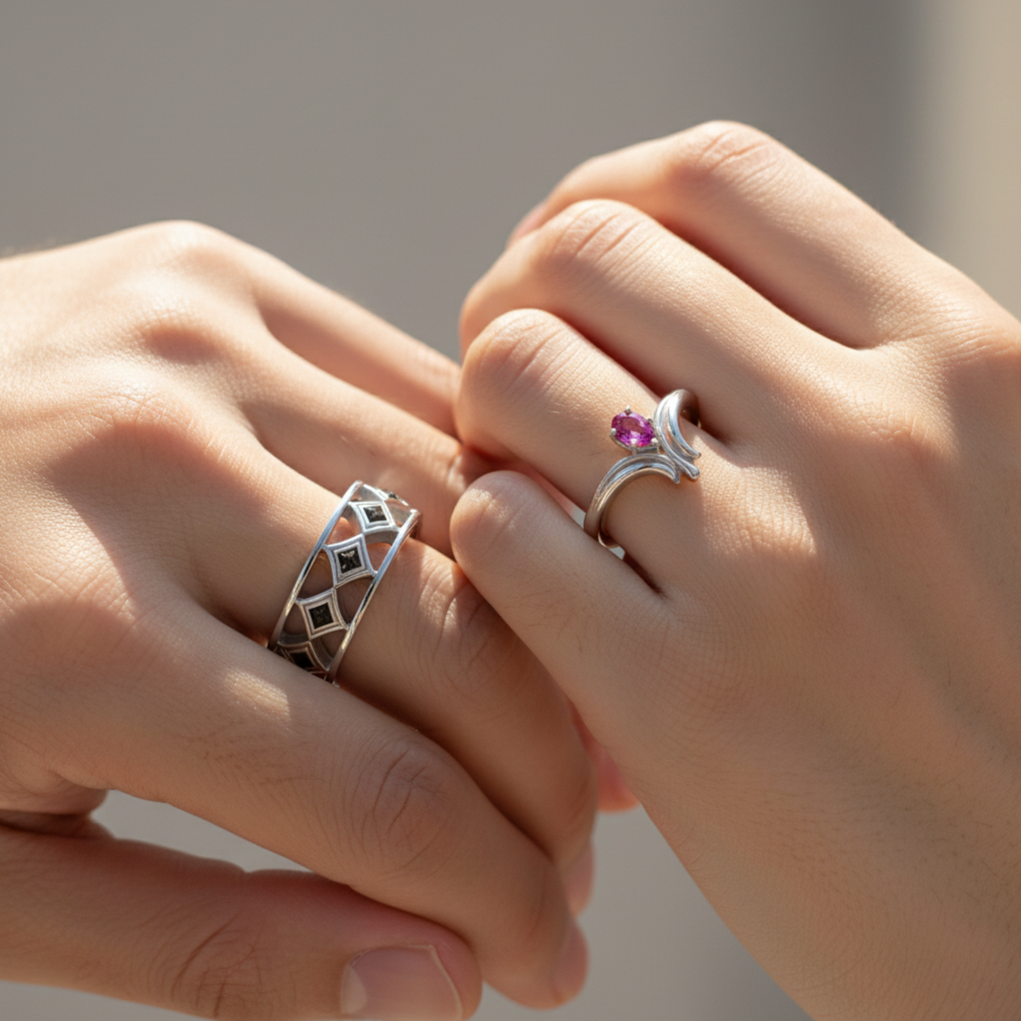 The Lattice Flow Couples Rings - View 3