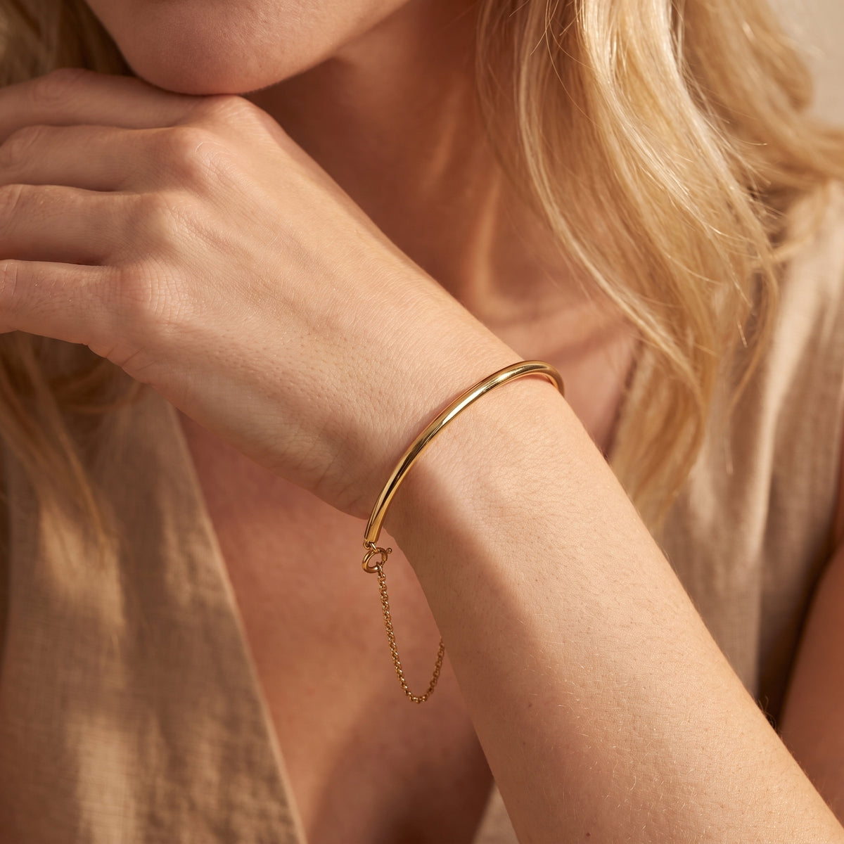 De strakke armband met schakelketting