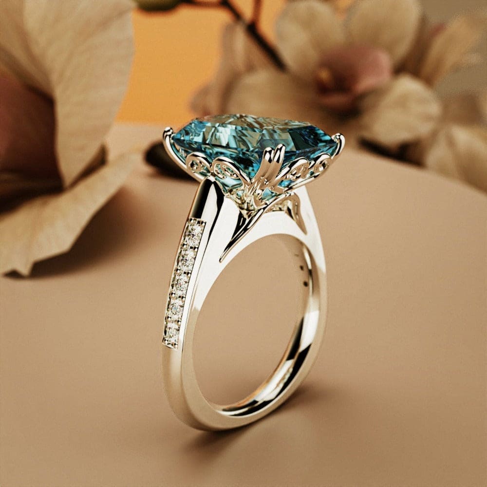 Le Rêve Azur | Moissanite