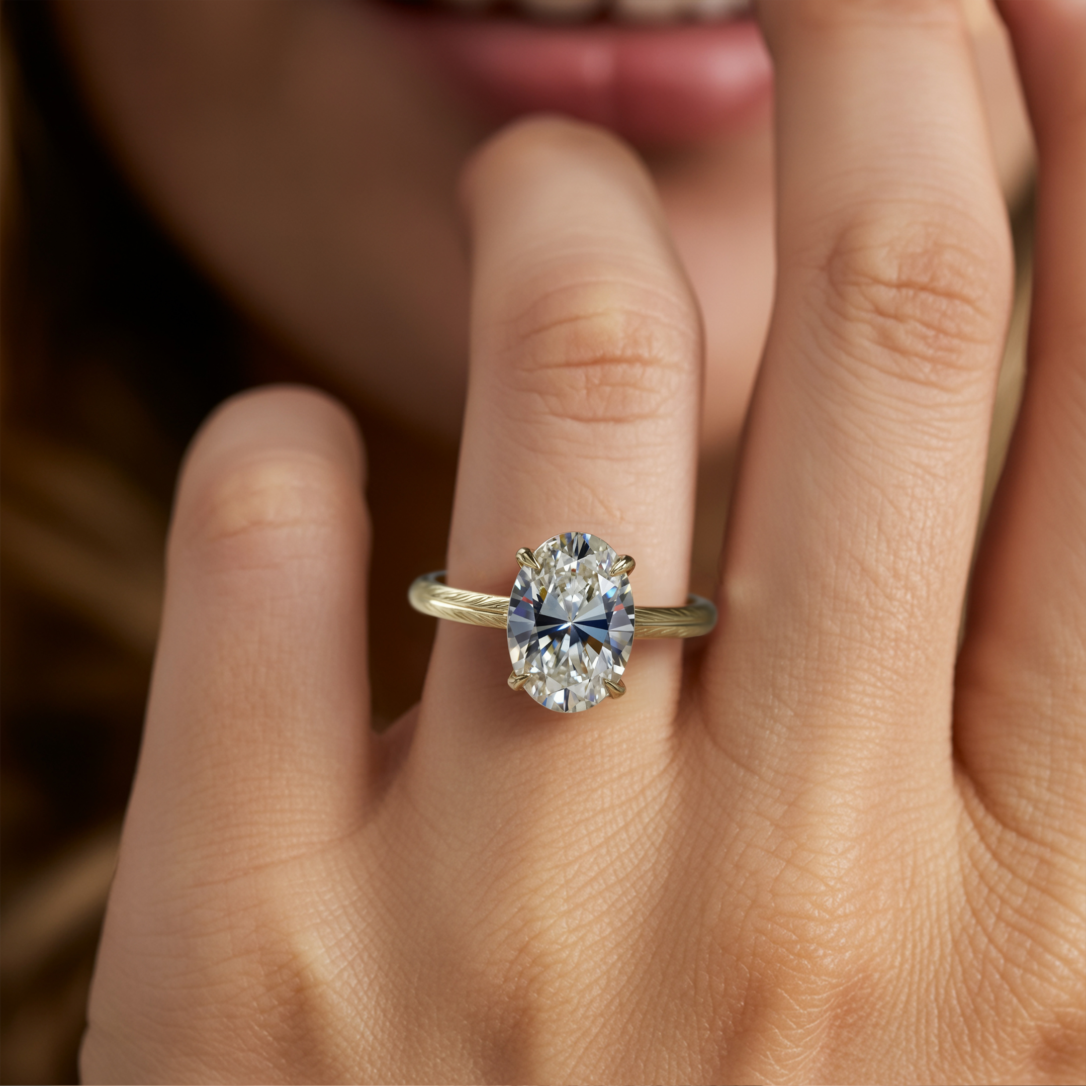 La Bague Opaline - Moissanite Vintage