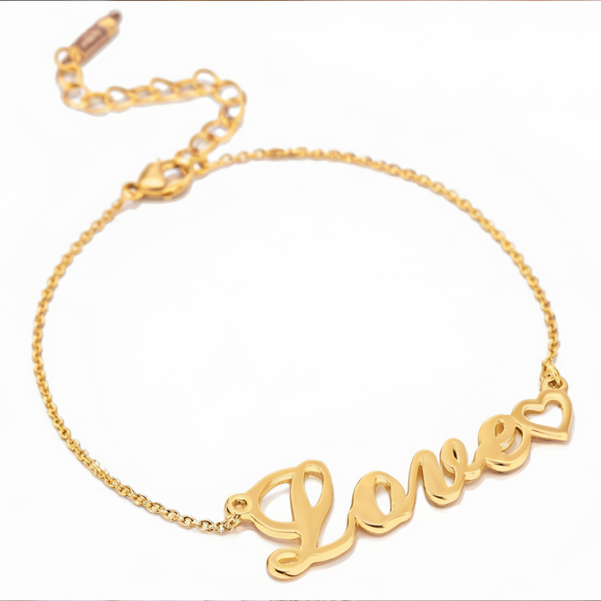 Bracelet d'amour ajustable et simple
