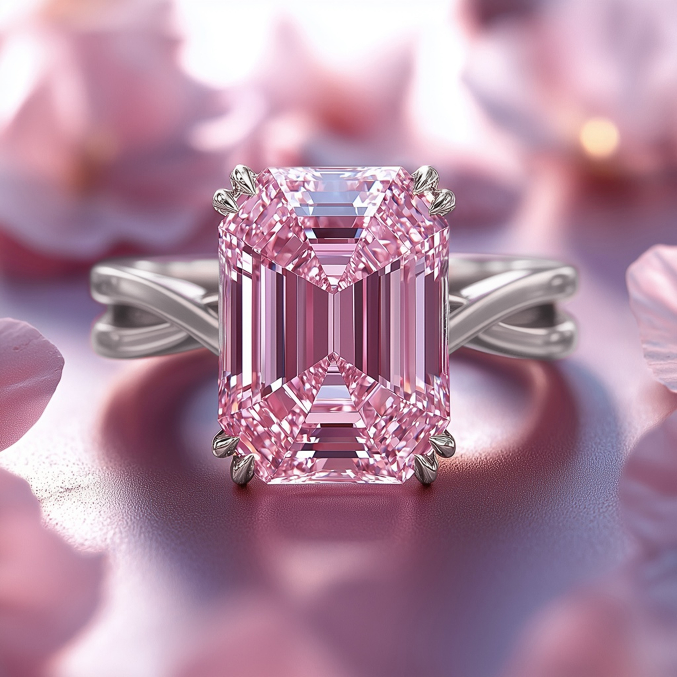 The Camilla - Infinity Moissanite Ring