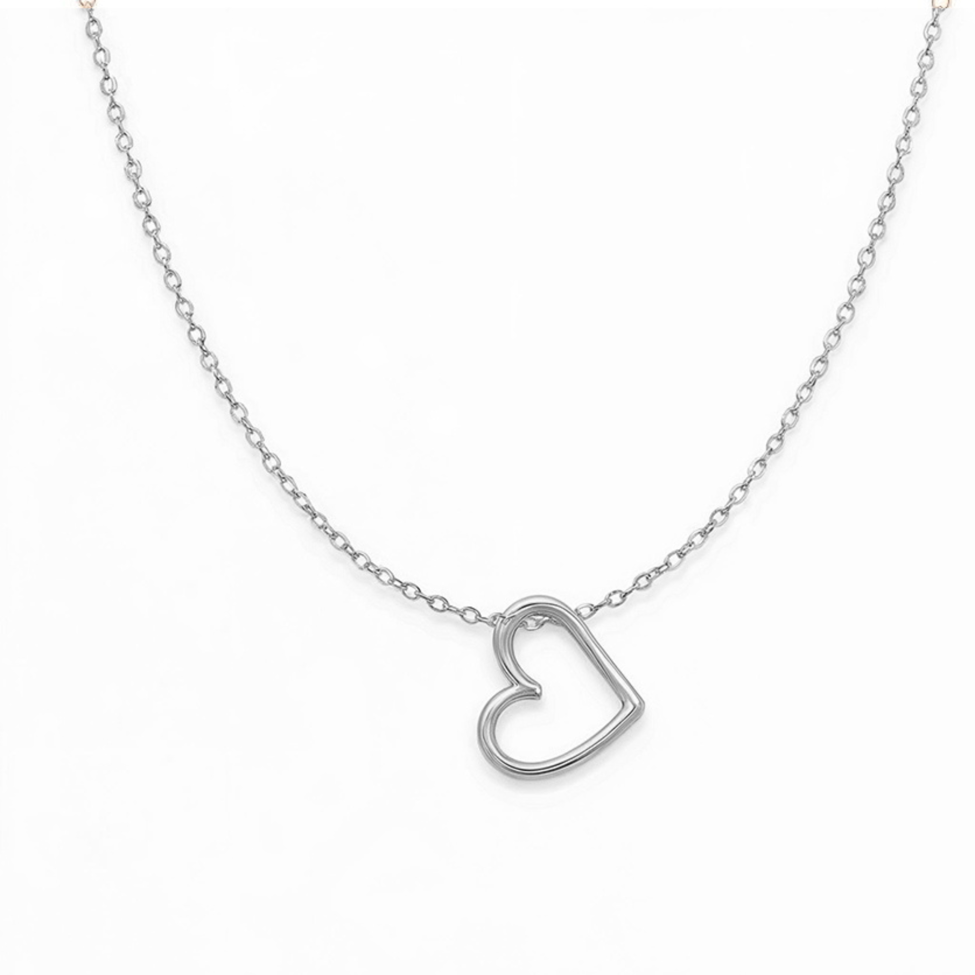 Collier Coeur Ouvert Or