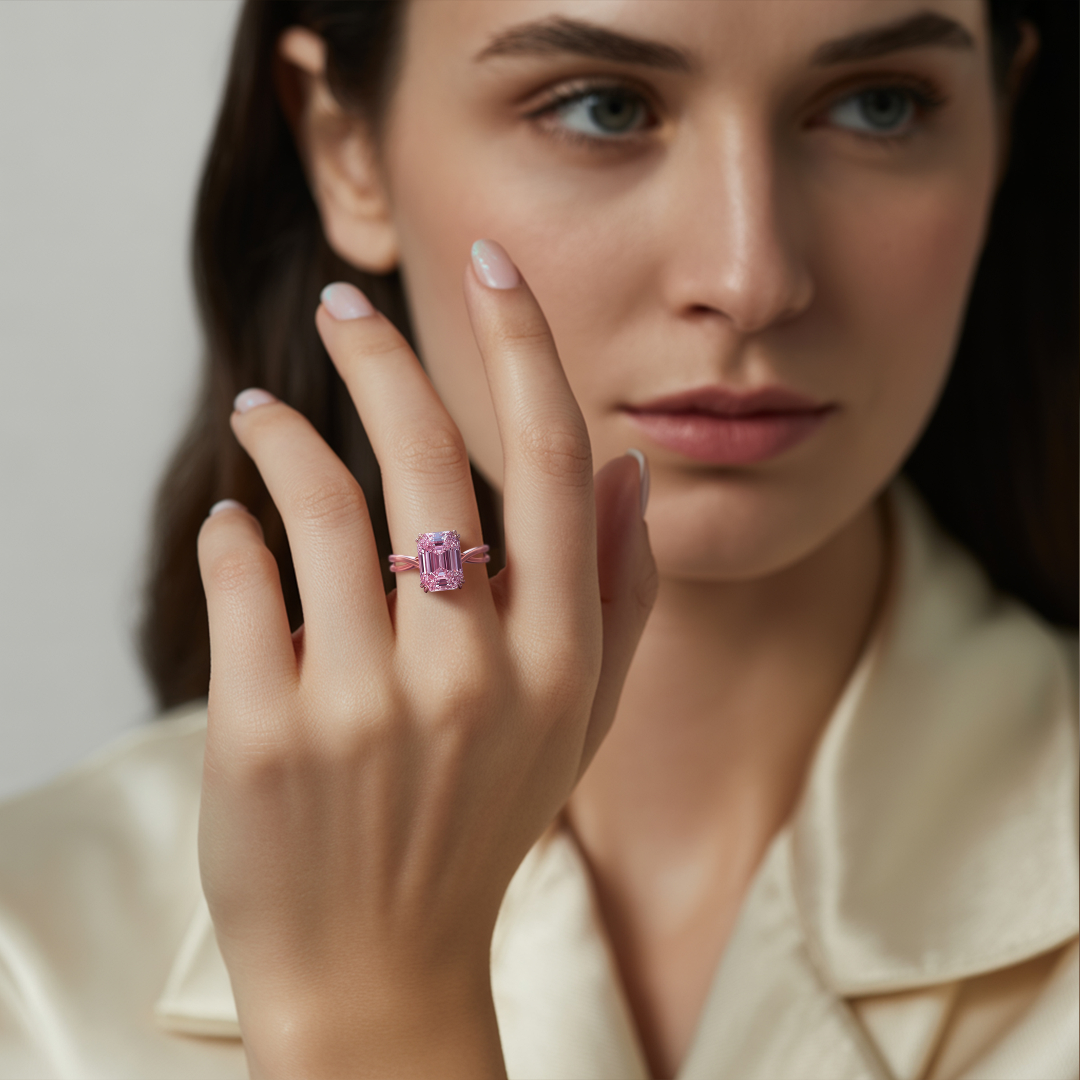 The Camilla - Infinity Moissanite Ring