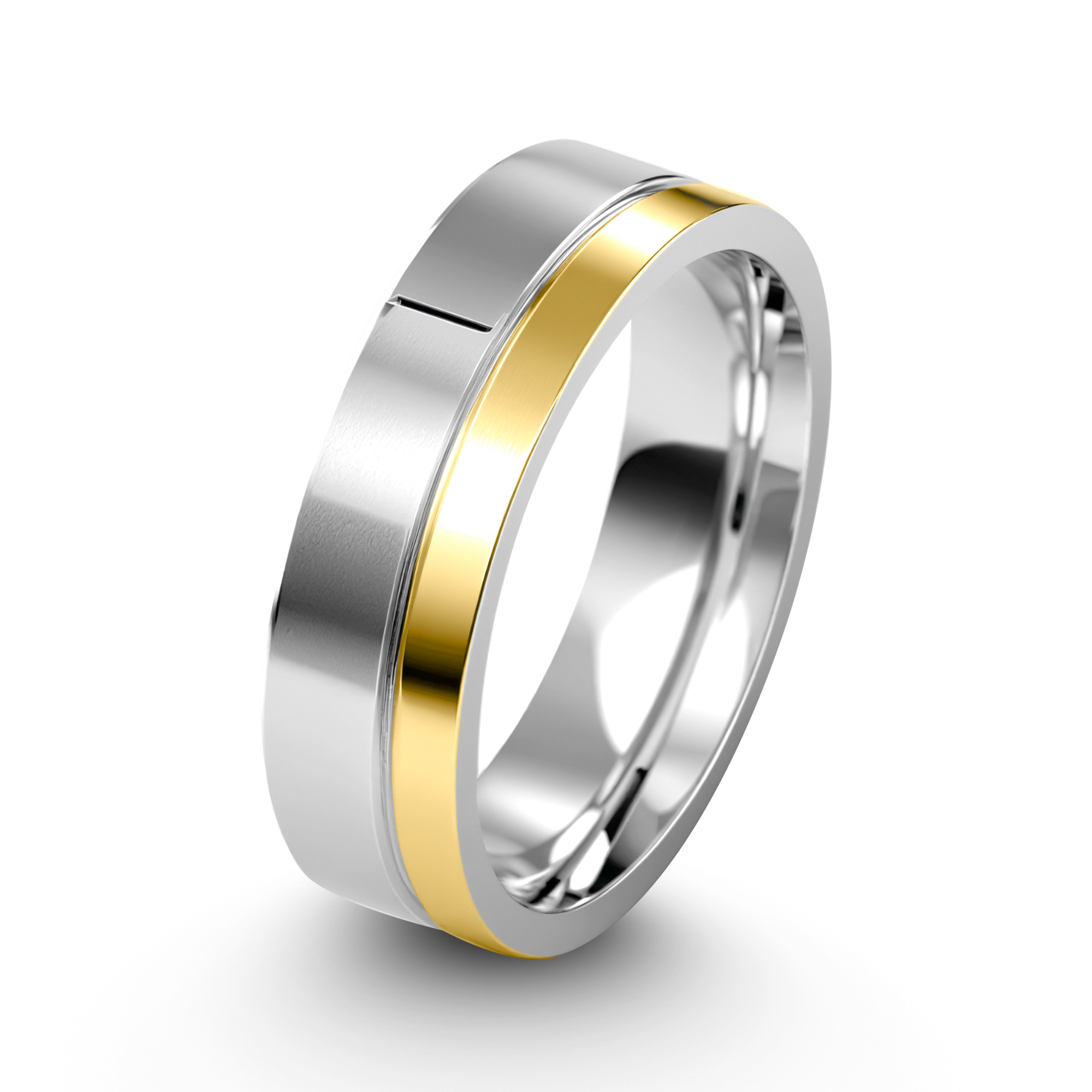 Bague Homme Diamants Sertis Rail