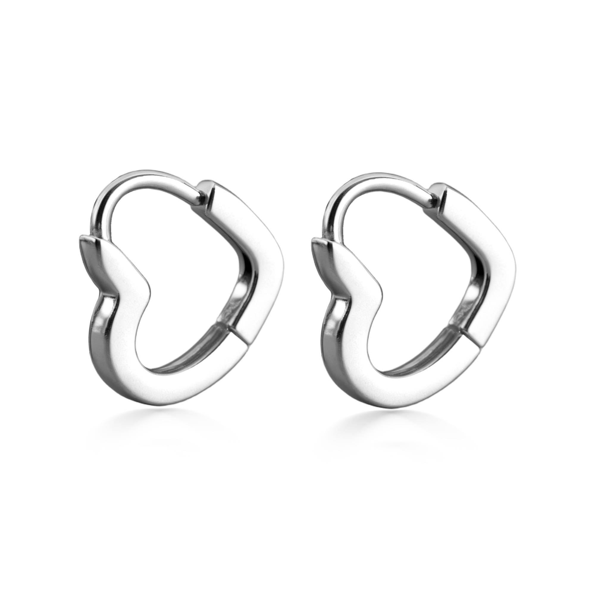 Mini Boucles d'Oreilles Cœur Huggie