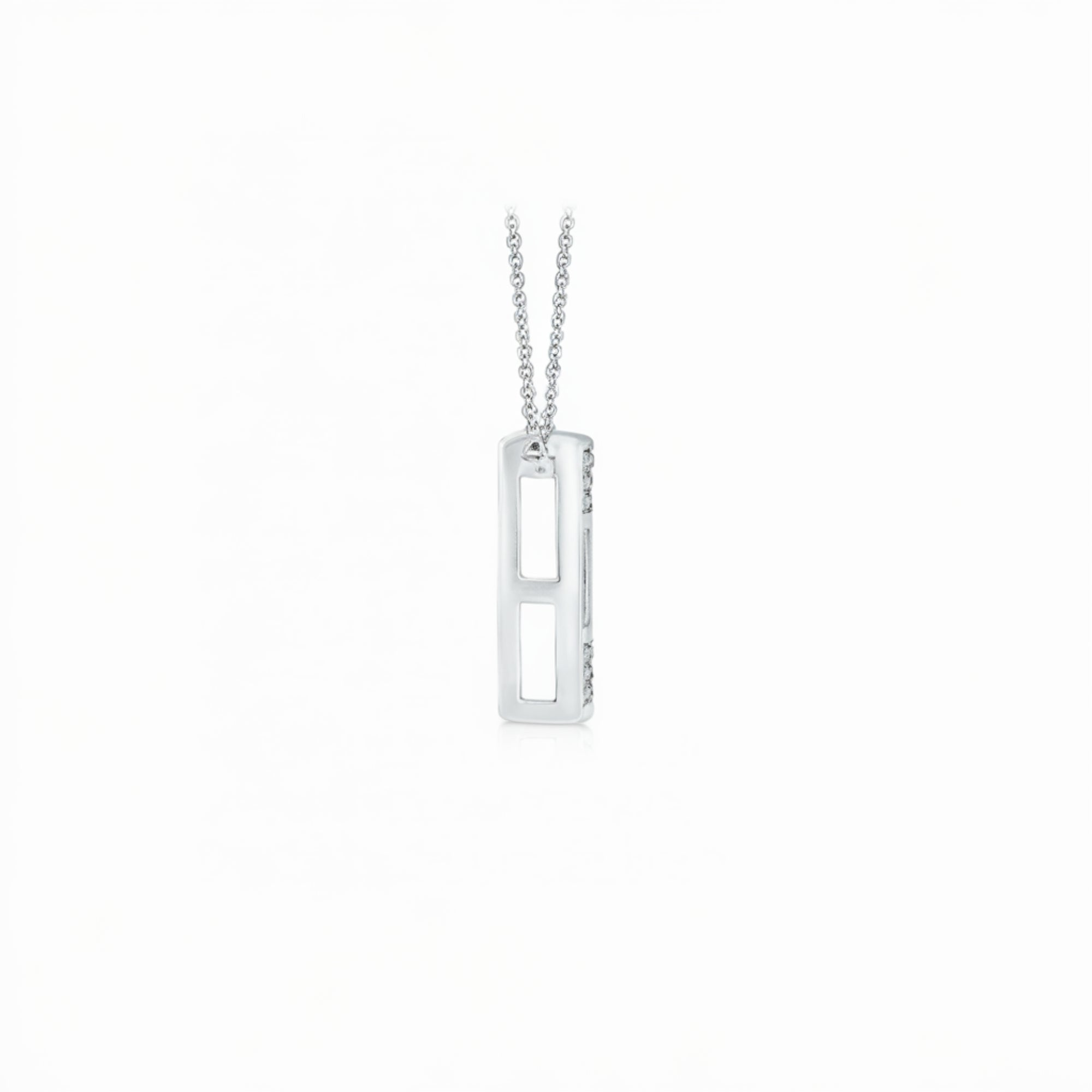 Collier Cœur Ouvert Diamant