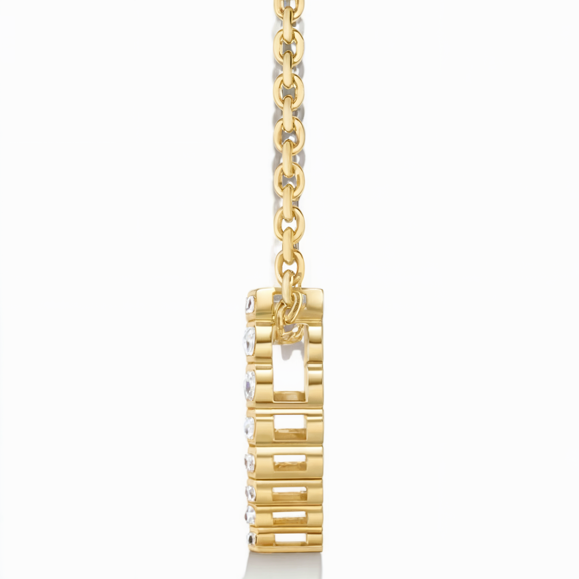 Collier avec Pendentif Diamant Coeur