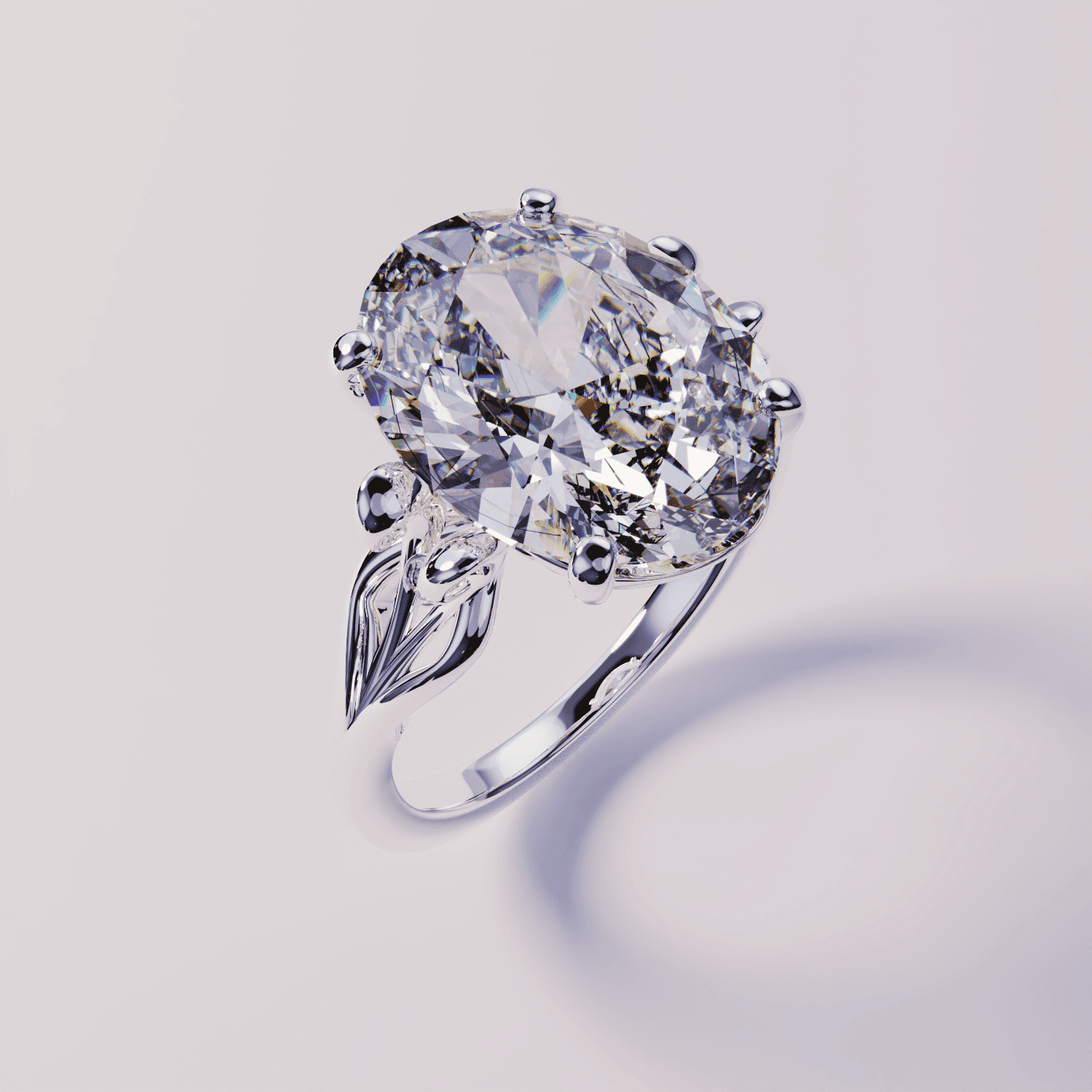 Bague Personnalisée Diamant Pierre de Naissance - Argent Sterling S925