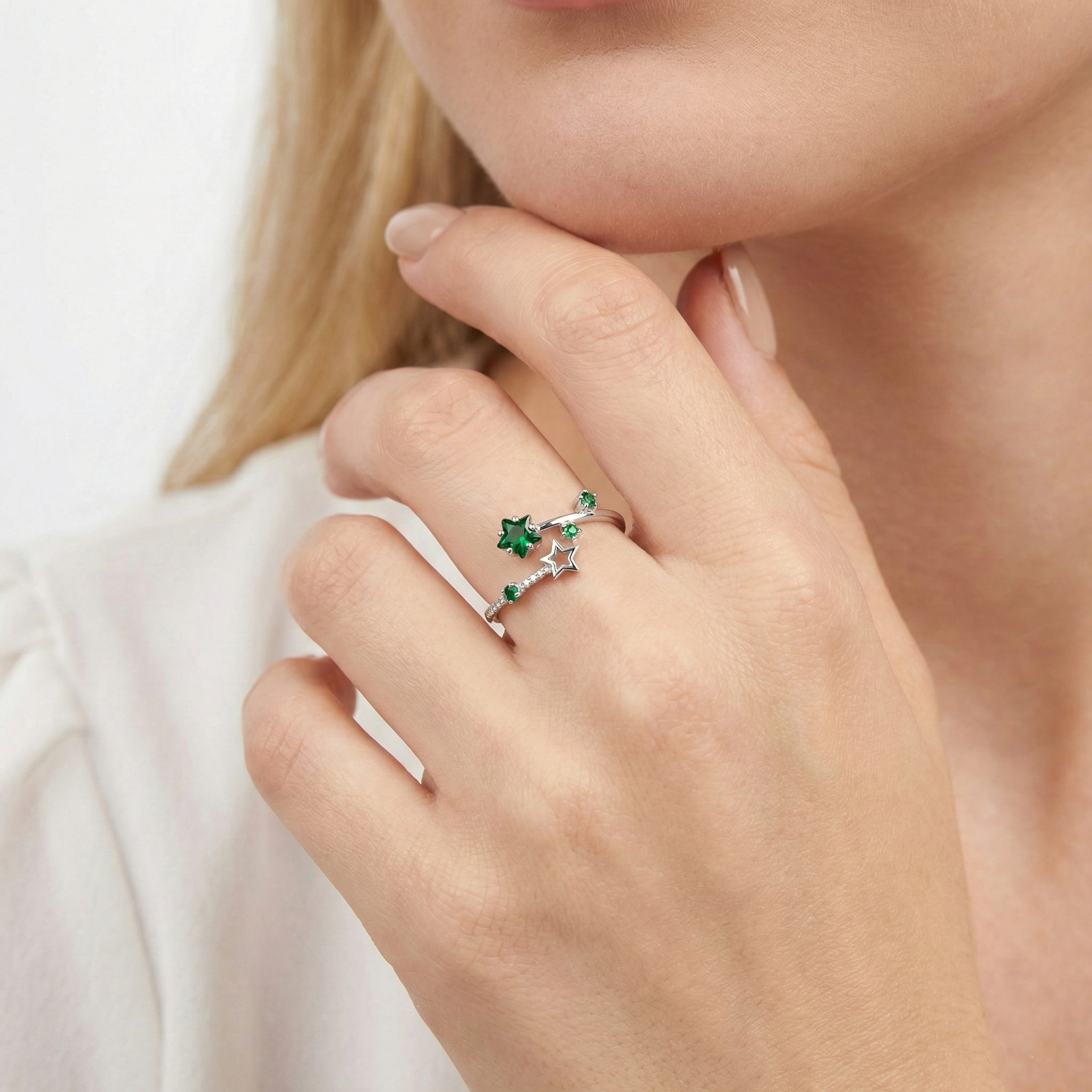 Anillo Estrella Vega - Plata de Ley S925
