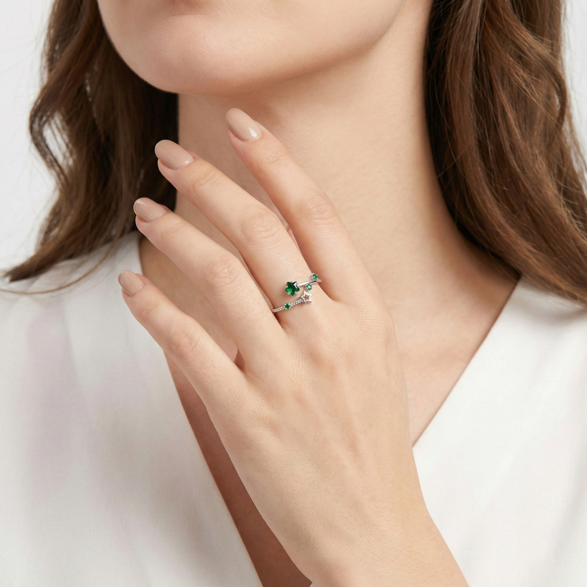 Anillo Estrella Vega - Plata de Ley S925