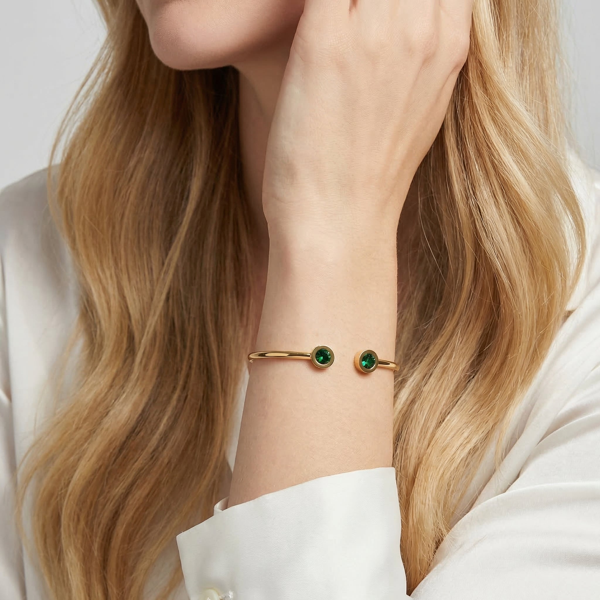 The Mayra Cuff - Stainless Steel