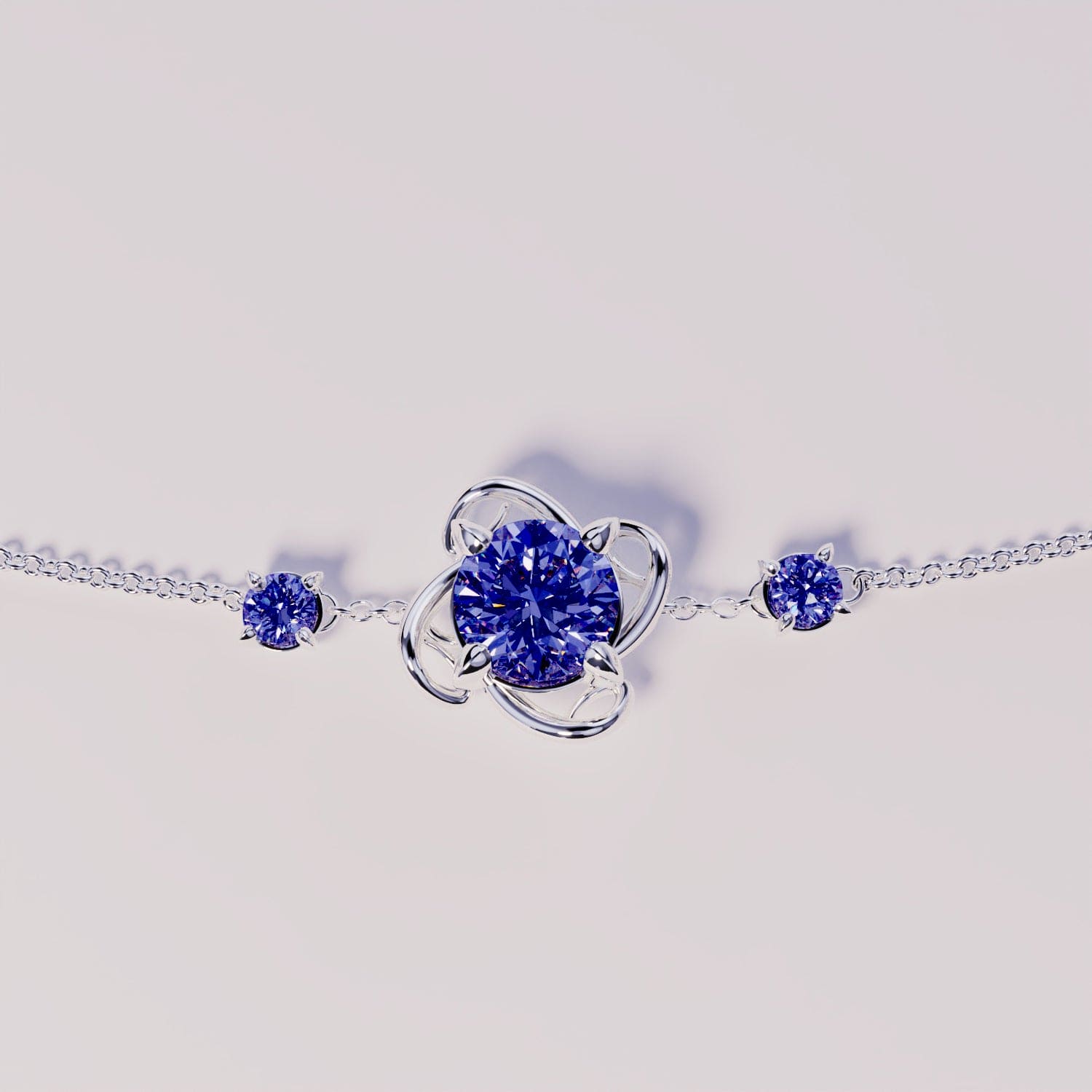 Bracelet Pierre de Naissance Tanzanite Décembre - Argent Sterling S925