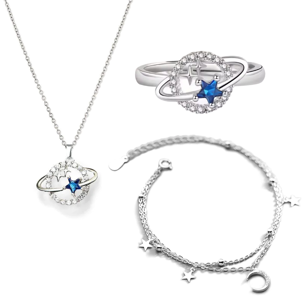 Ensemble de bijoux étoile spécial Fille & Petite-fille