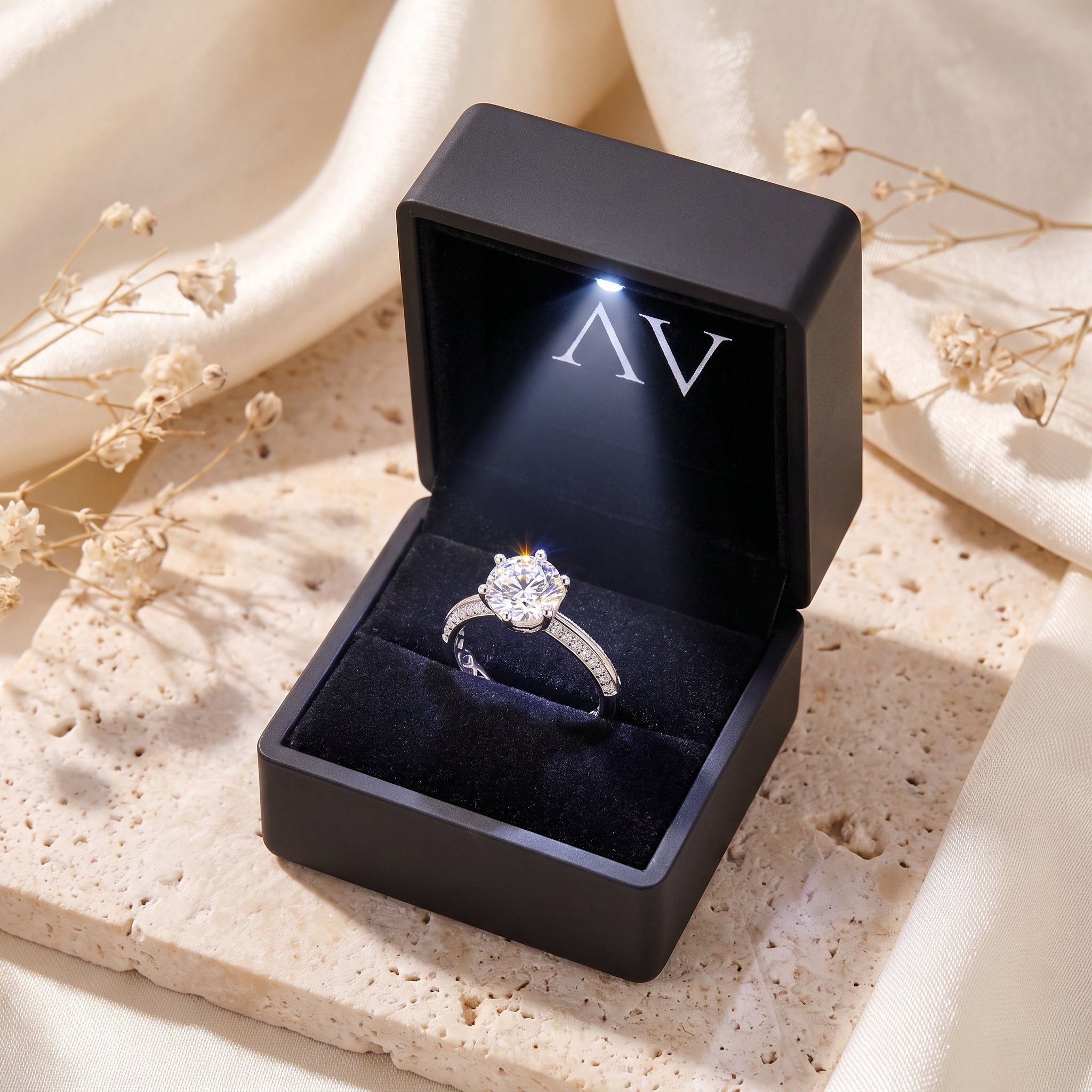 YLQ4564-rings - Premium LED Gift Box Presentation