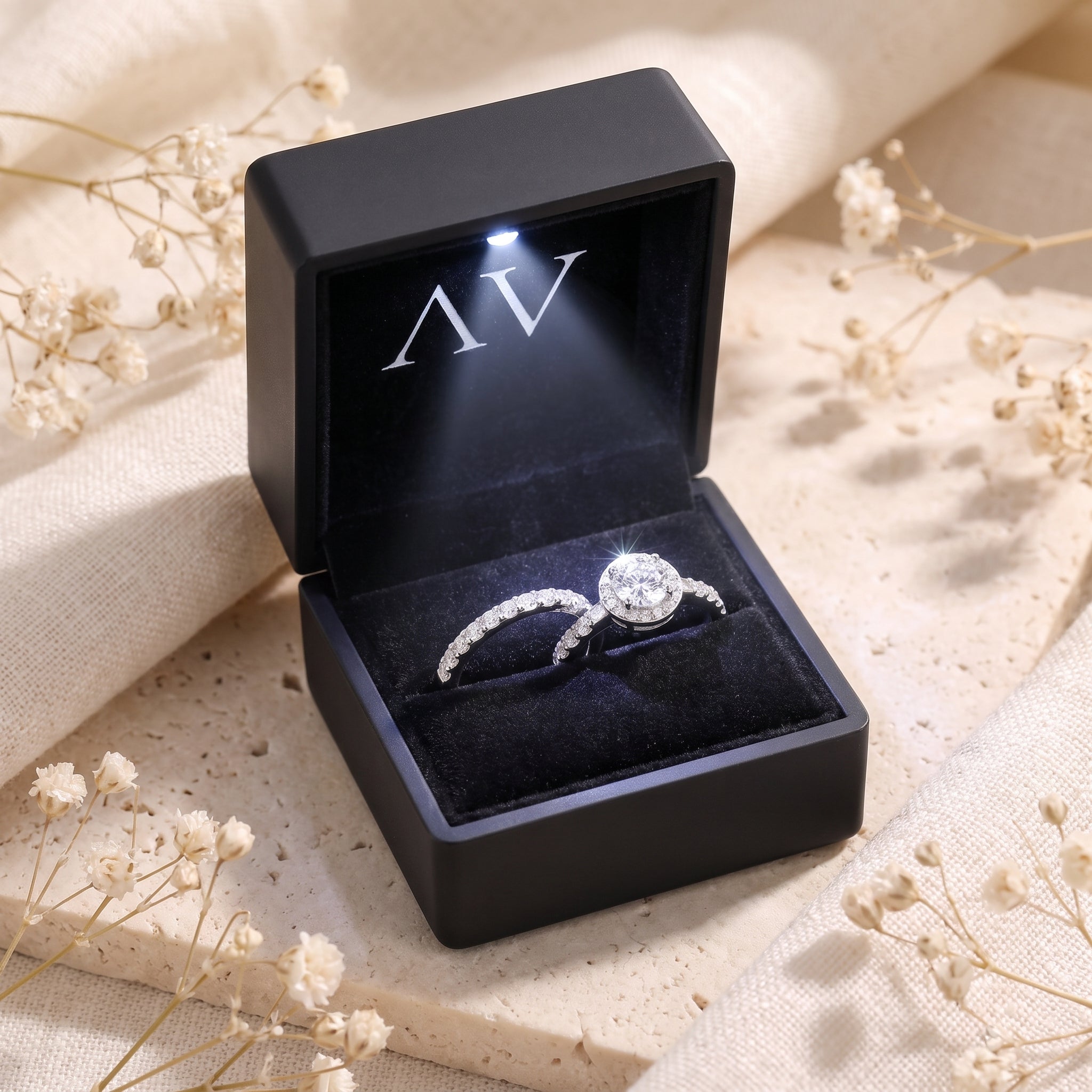 YLQ4577-rings - Premium LED Gift Box Presentation