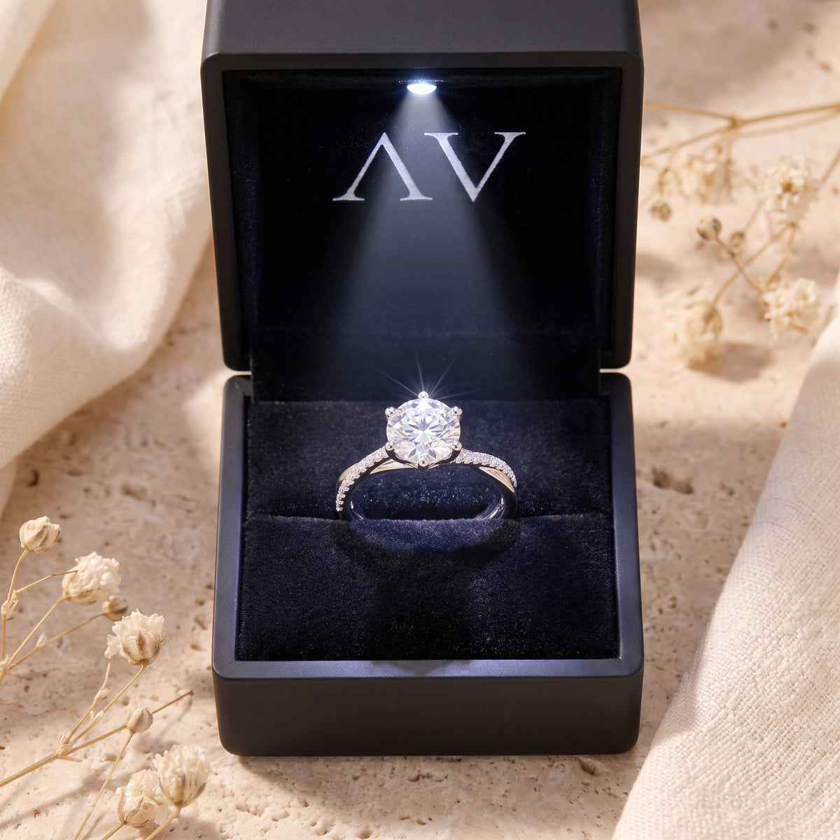 YLQ4617-rings - Premium LED Gift Box Presentation