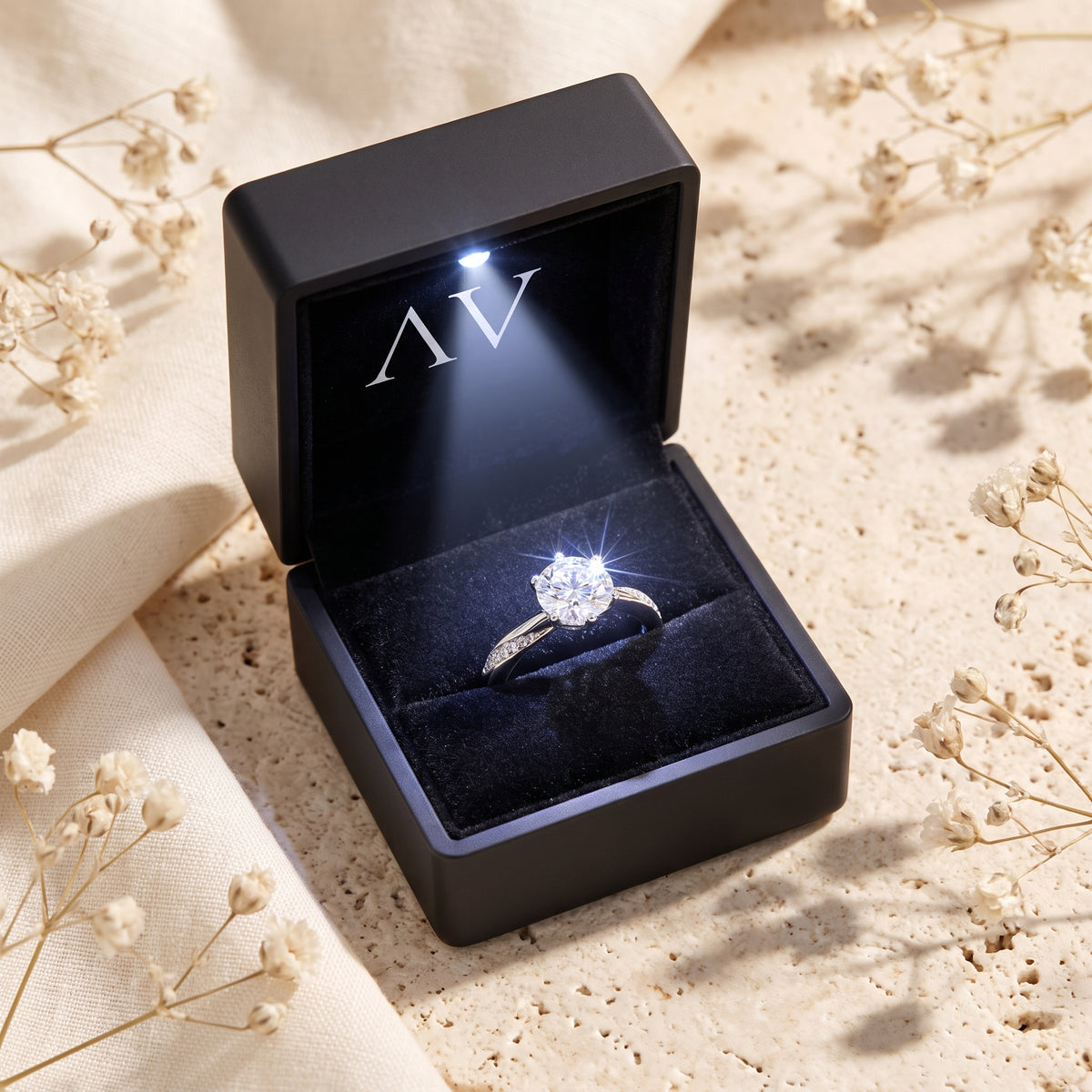 YLQ4620-rings - Premium LED Gift Box Presentation
