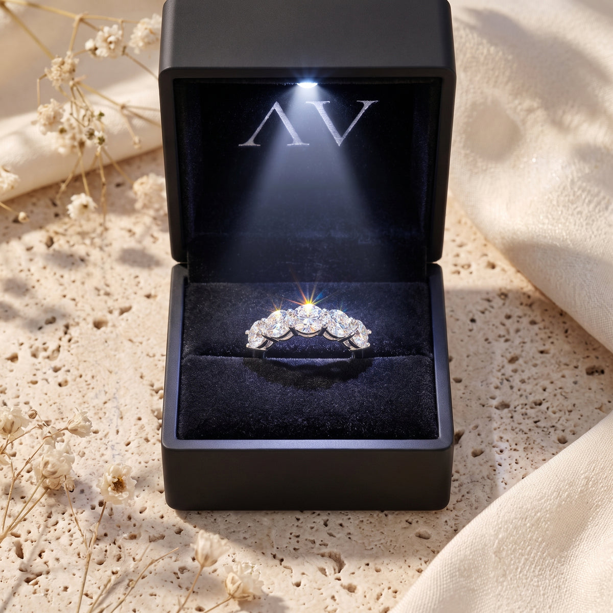YLQ4621-rings - Premium LED Gift Box Presentation