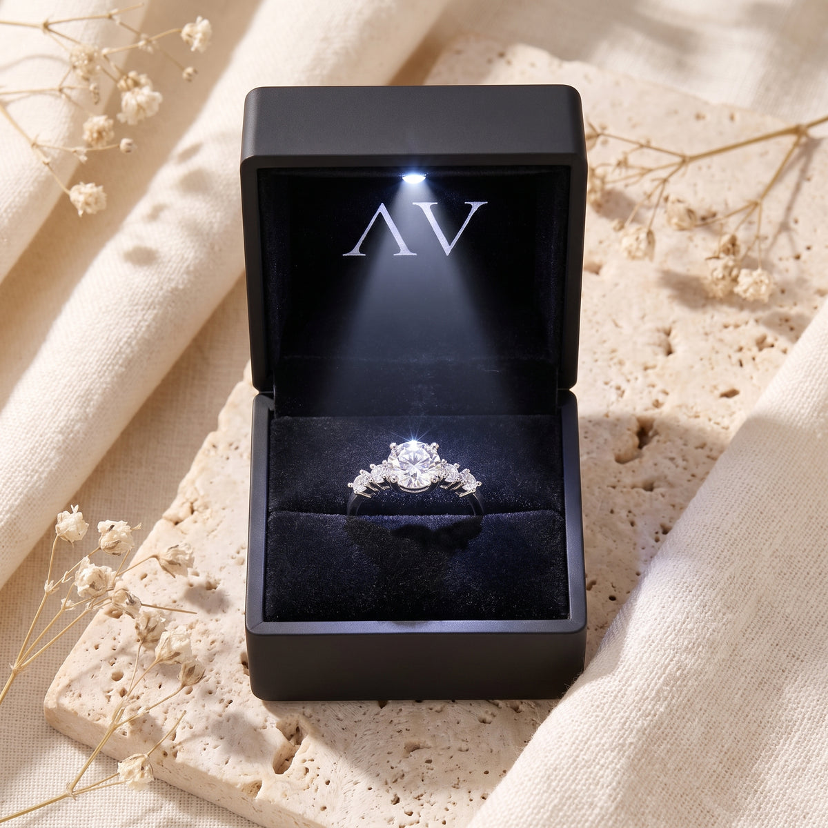 YLQ4626-rings - Premium LED Gift Box Presentation