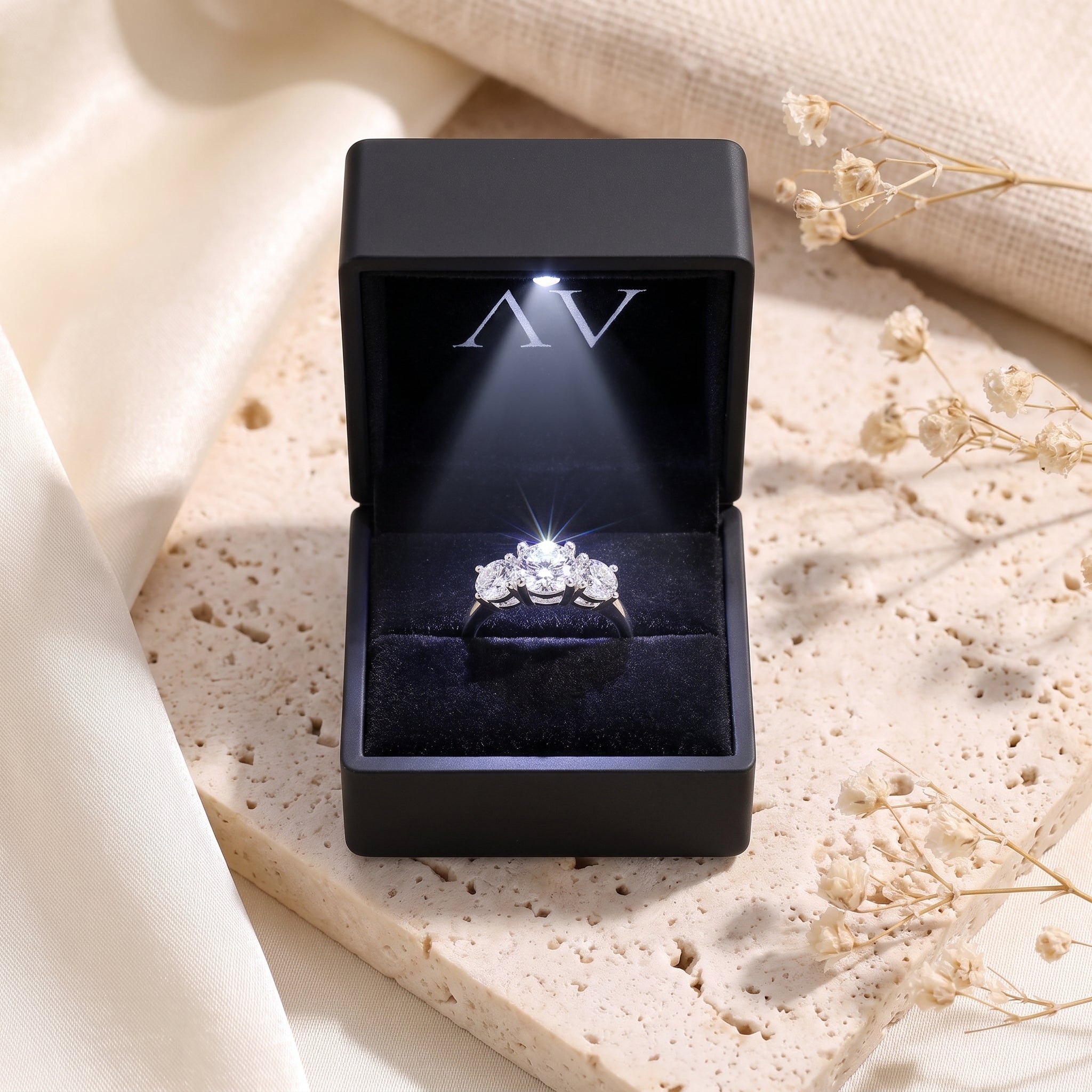 YLQ4659-rings - Premium LED Gift Box Presentation