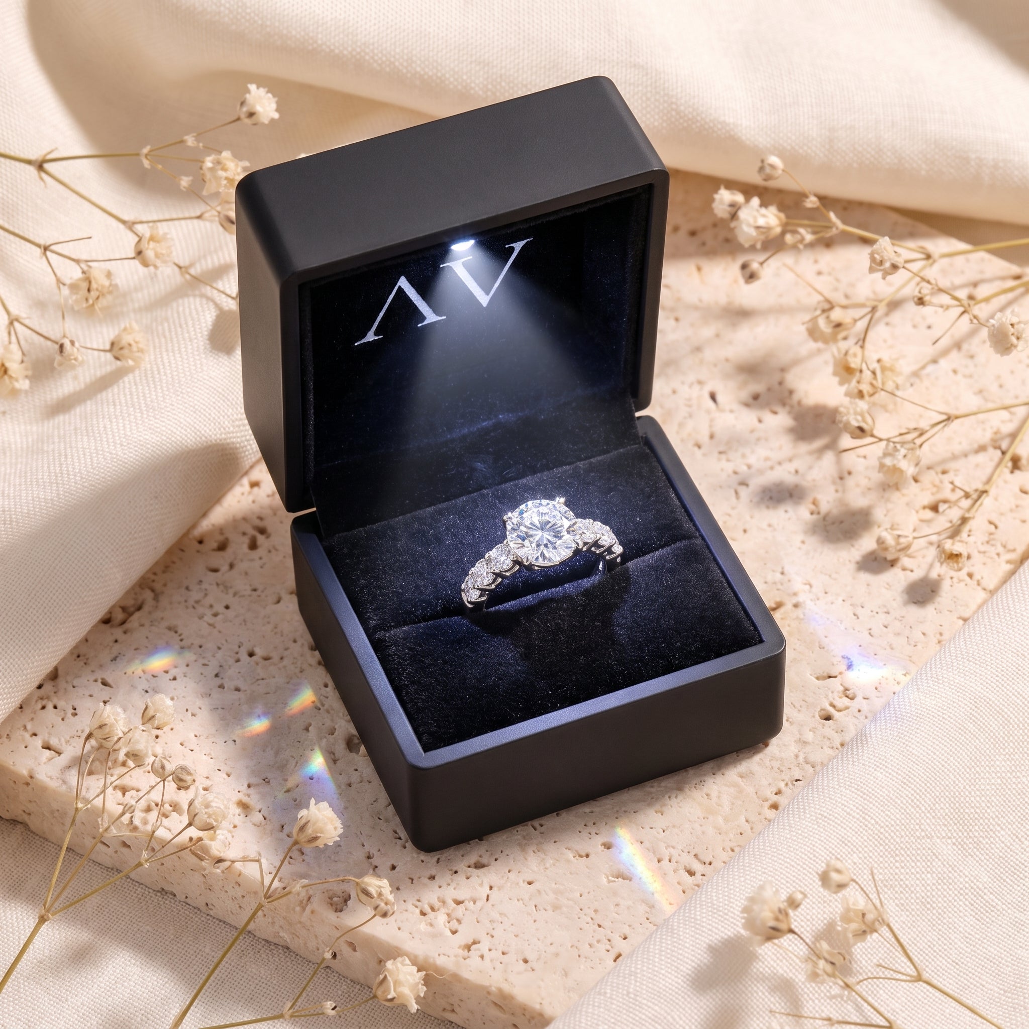 YLQ4702-rings - Premium LED Gift Box Presentation