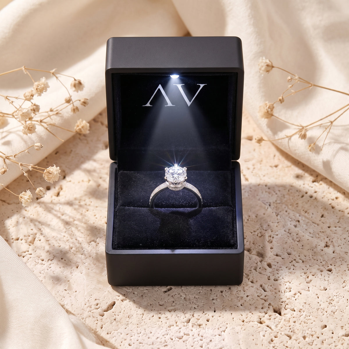 YLQ4715-rings - Premium LED Gift Box Presentation