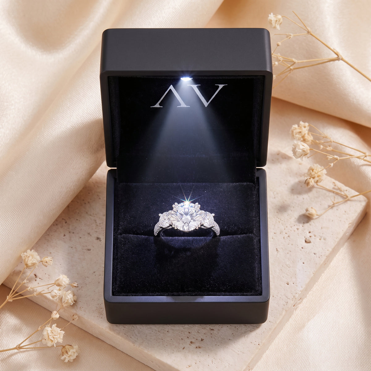 YLQ4812-rings - Premium LED Gift Box Presentation