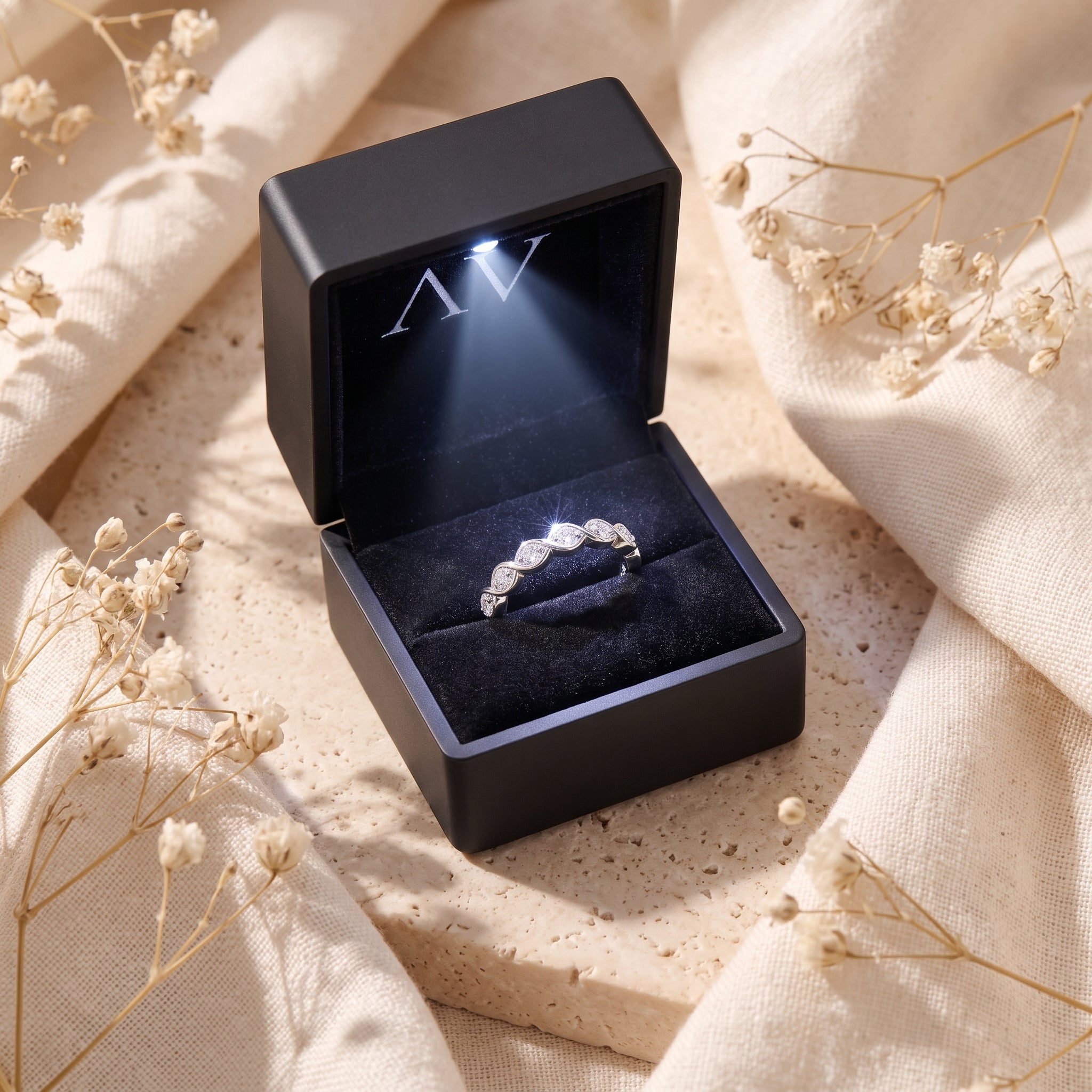 YLQ4860-rings - Premium LED Gift Box Presentation