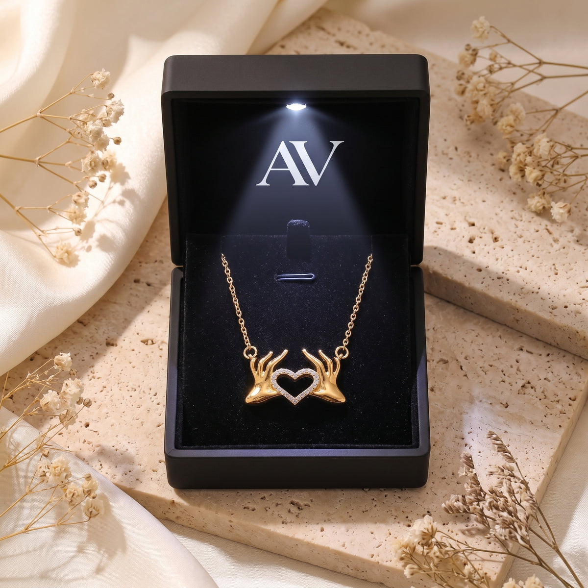 YLQ49051-NECKLACE - Premium LED Gift Box Presentation
