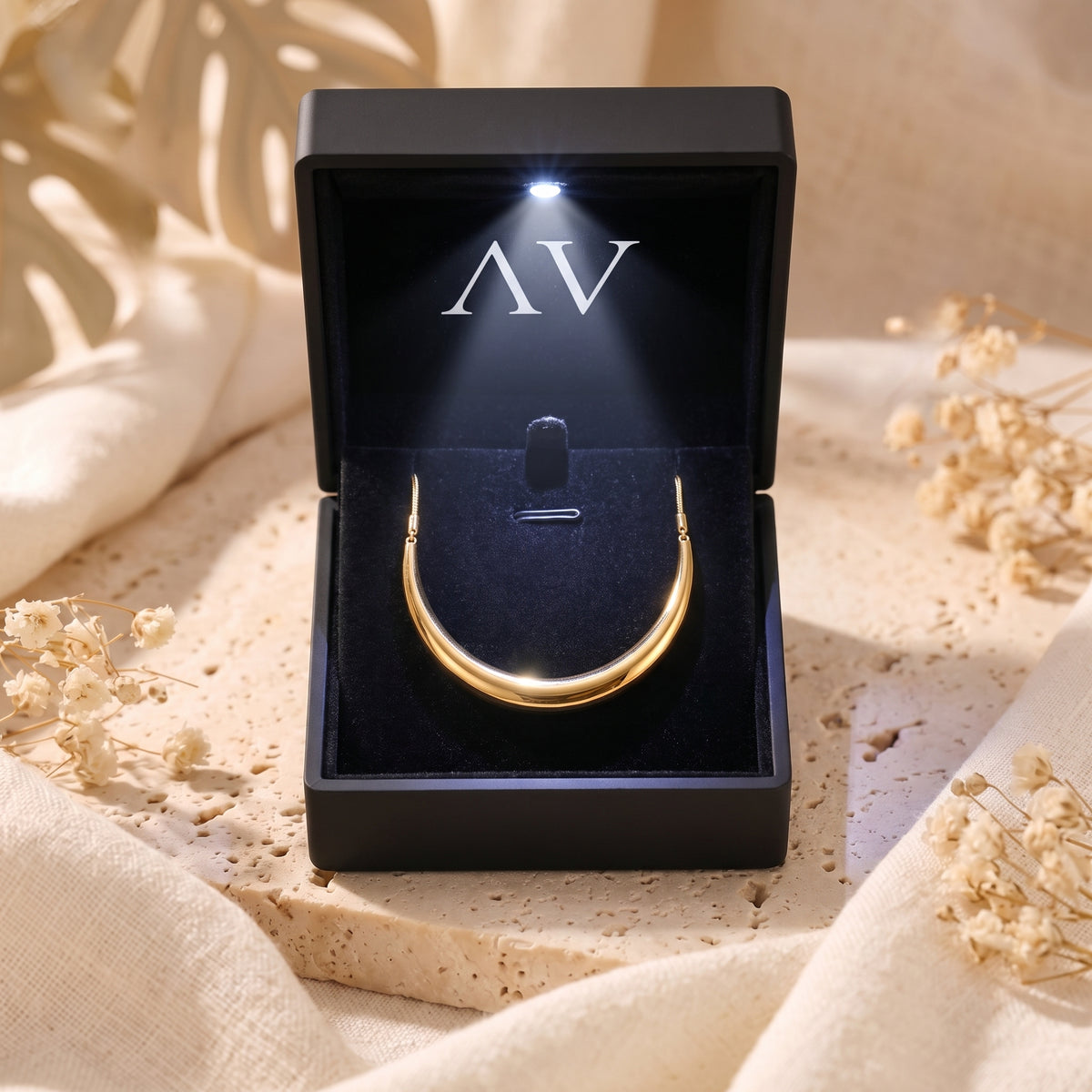 YLQ49128-NECKLACE - Premium LED Gift Box Presentation