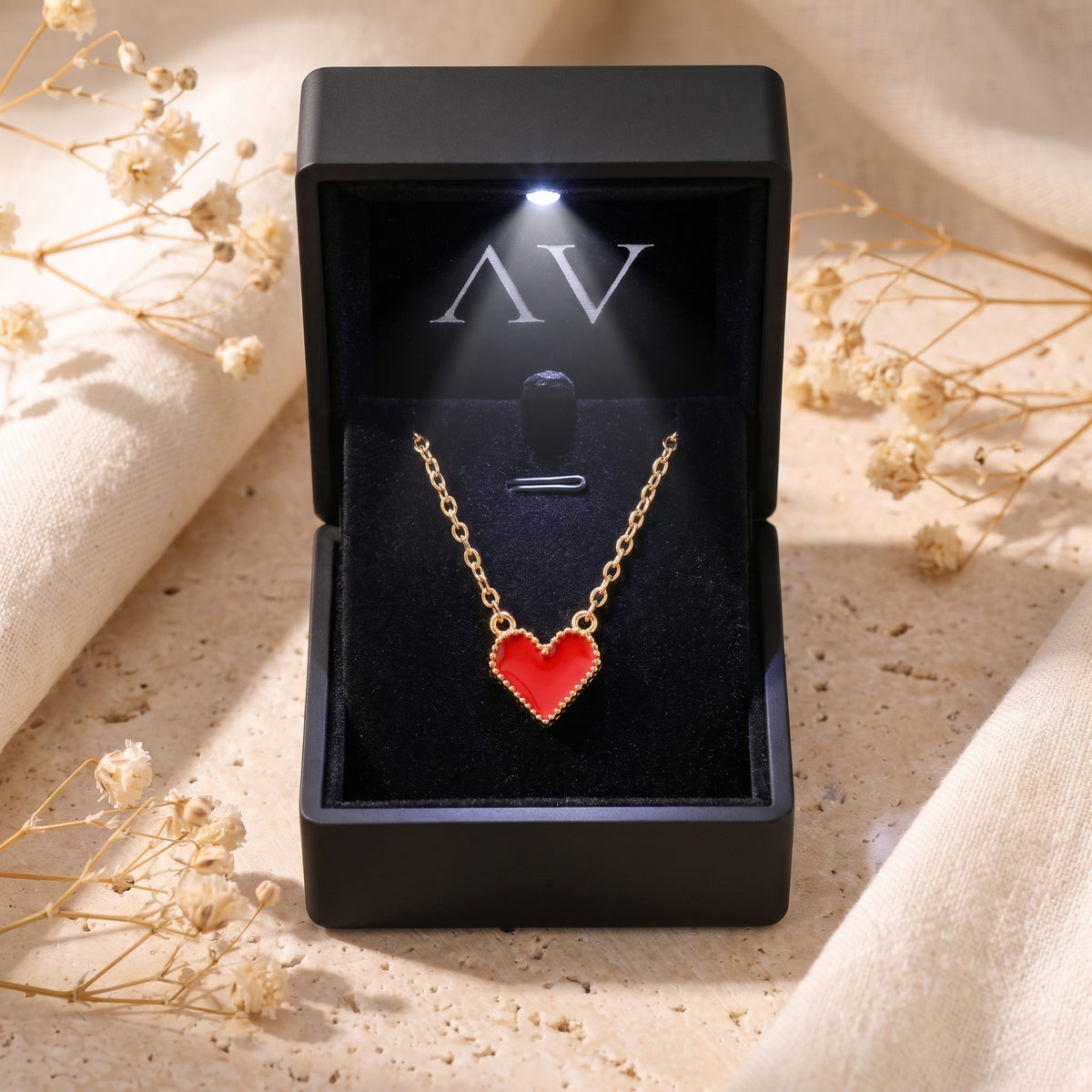 YLQ49171-NECKLACE - Premium LED Gift Box Presentation