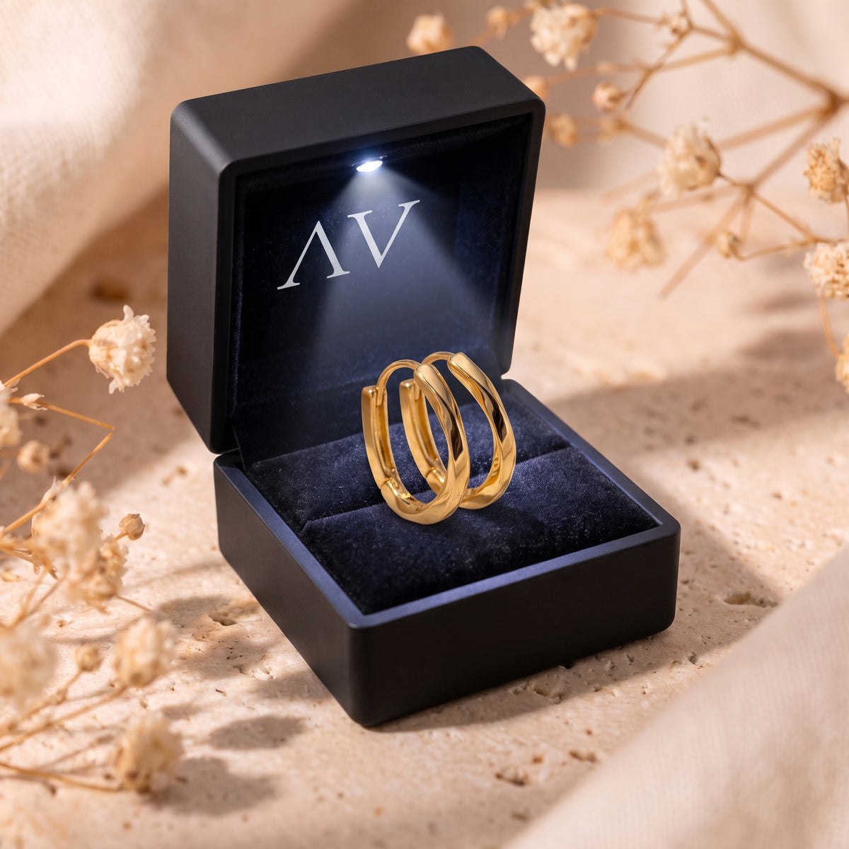 YLQ49211-earrings - Premium LED Gift Box Presentation