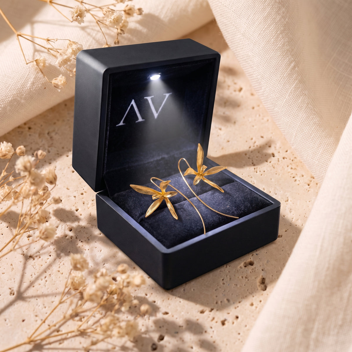 YLQ49212-earrings - Premium LED Gift Box Presentation