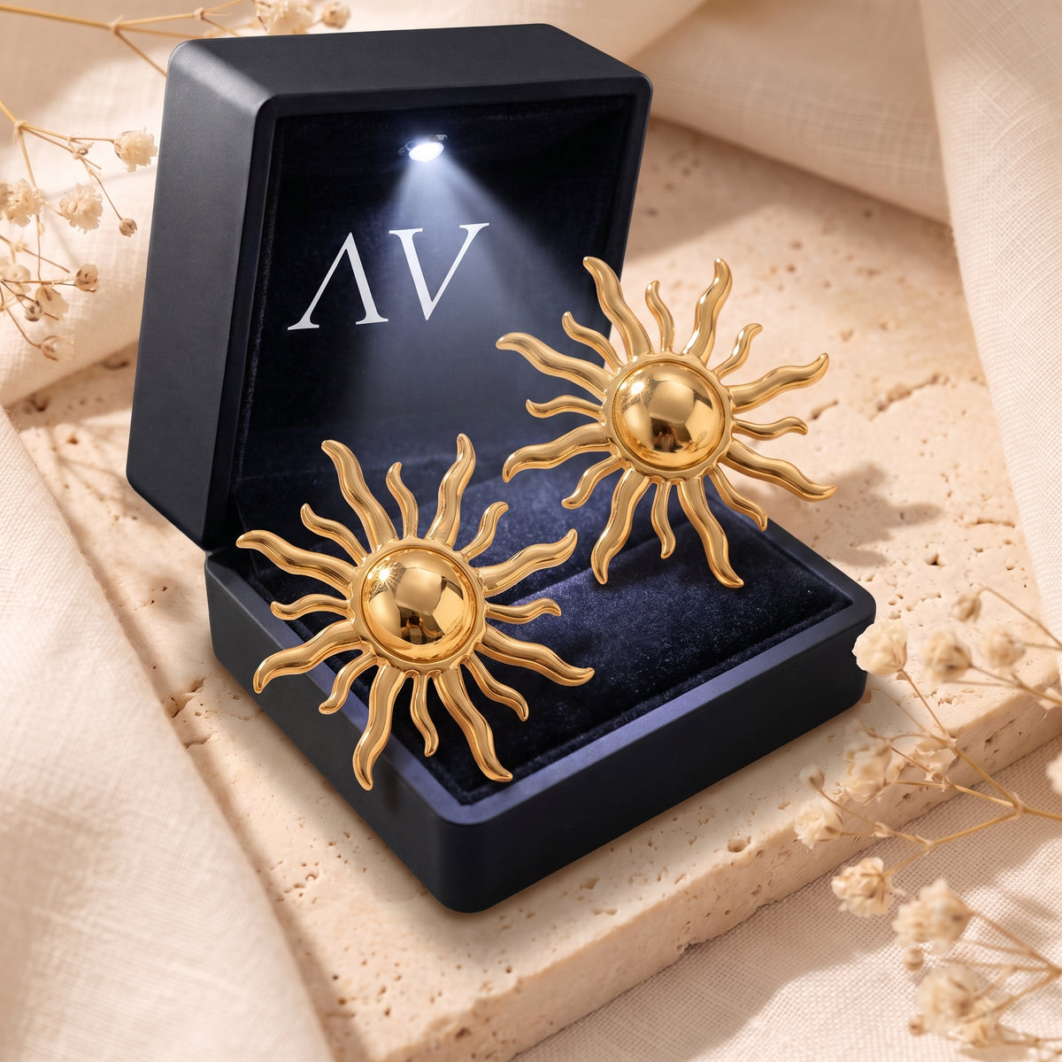 YLQ49227-earrings - Premium LED Gift Box Presentation